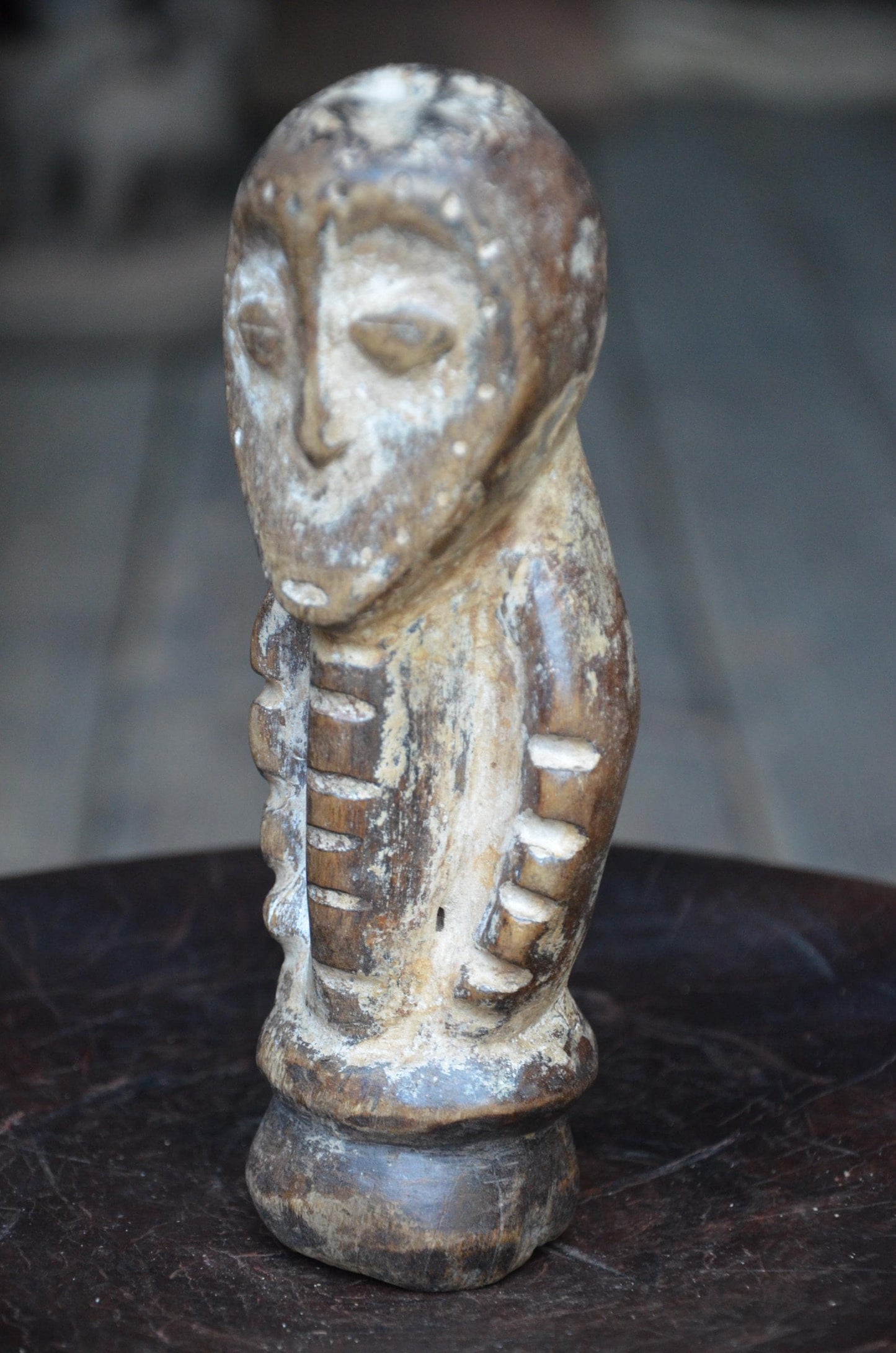 Authentic Lega Initiation Figure | Congolese Tribal Wood Art
