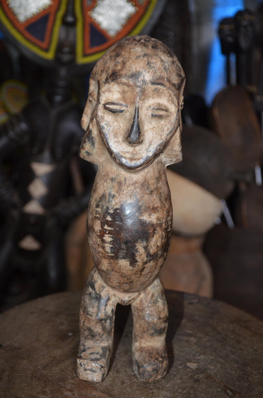 Authentic Lega Janus Figure | Multi-Headed Tribal Sculpture | Congolese Art