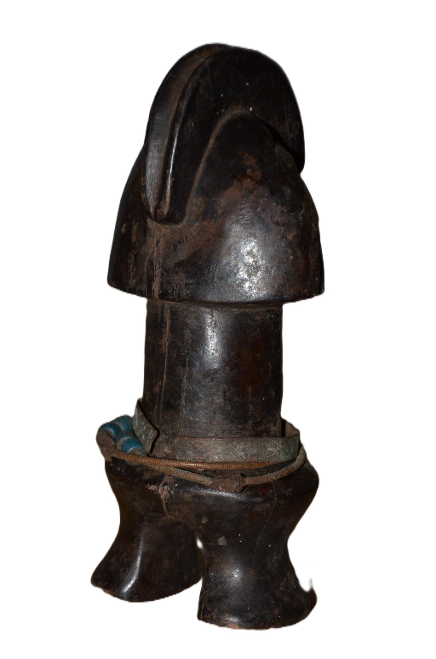 Authentic Congo Statue | Congolese Tribal Art | Hand-Carved Wood Sculpture