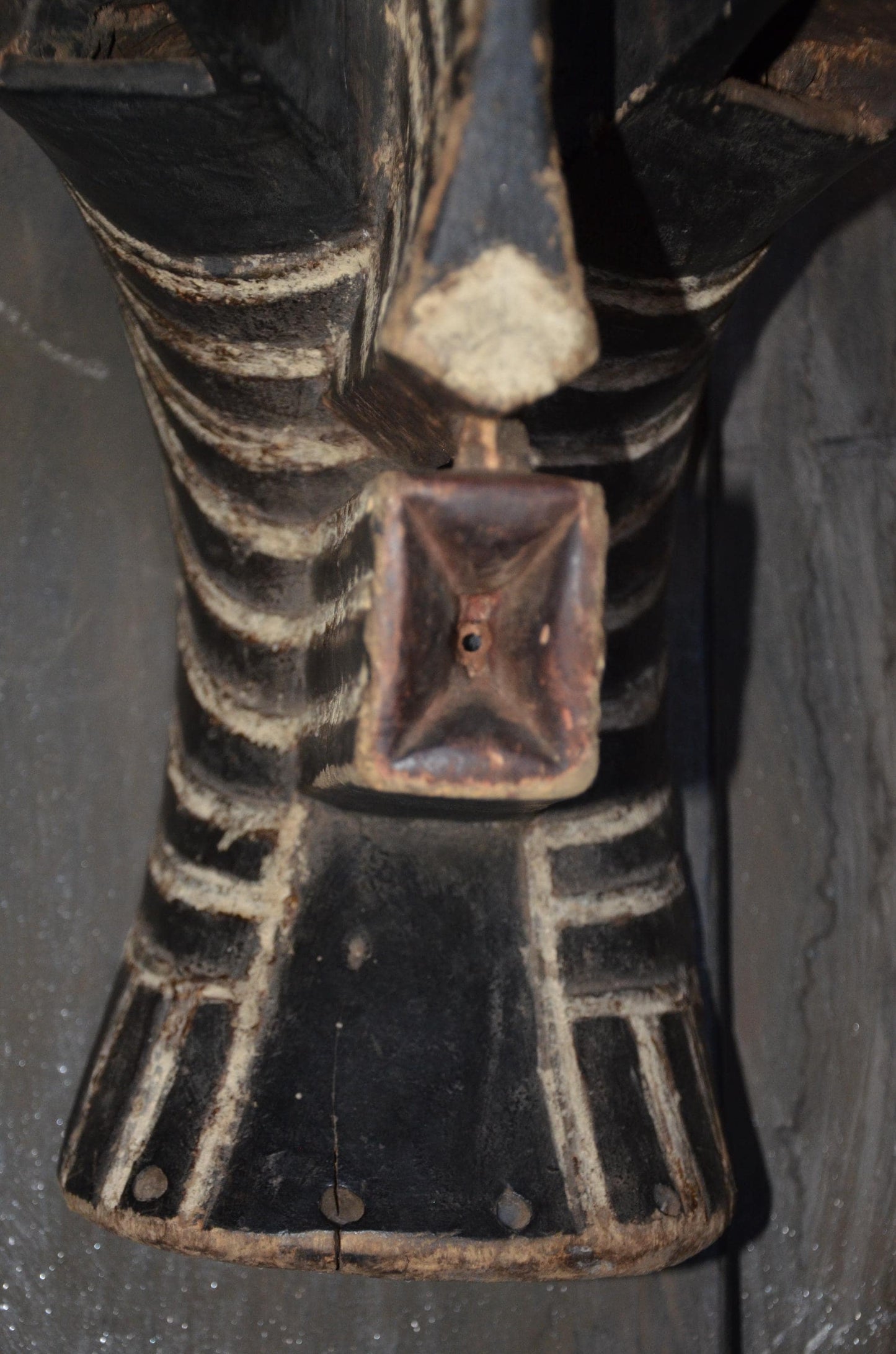 Authentic Male Songye Kifwebe Mask | Congolese Tribal Wall Art