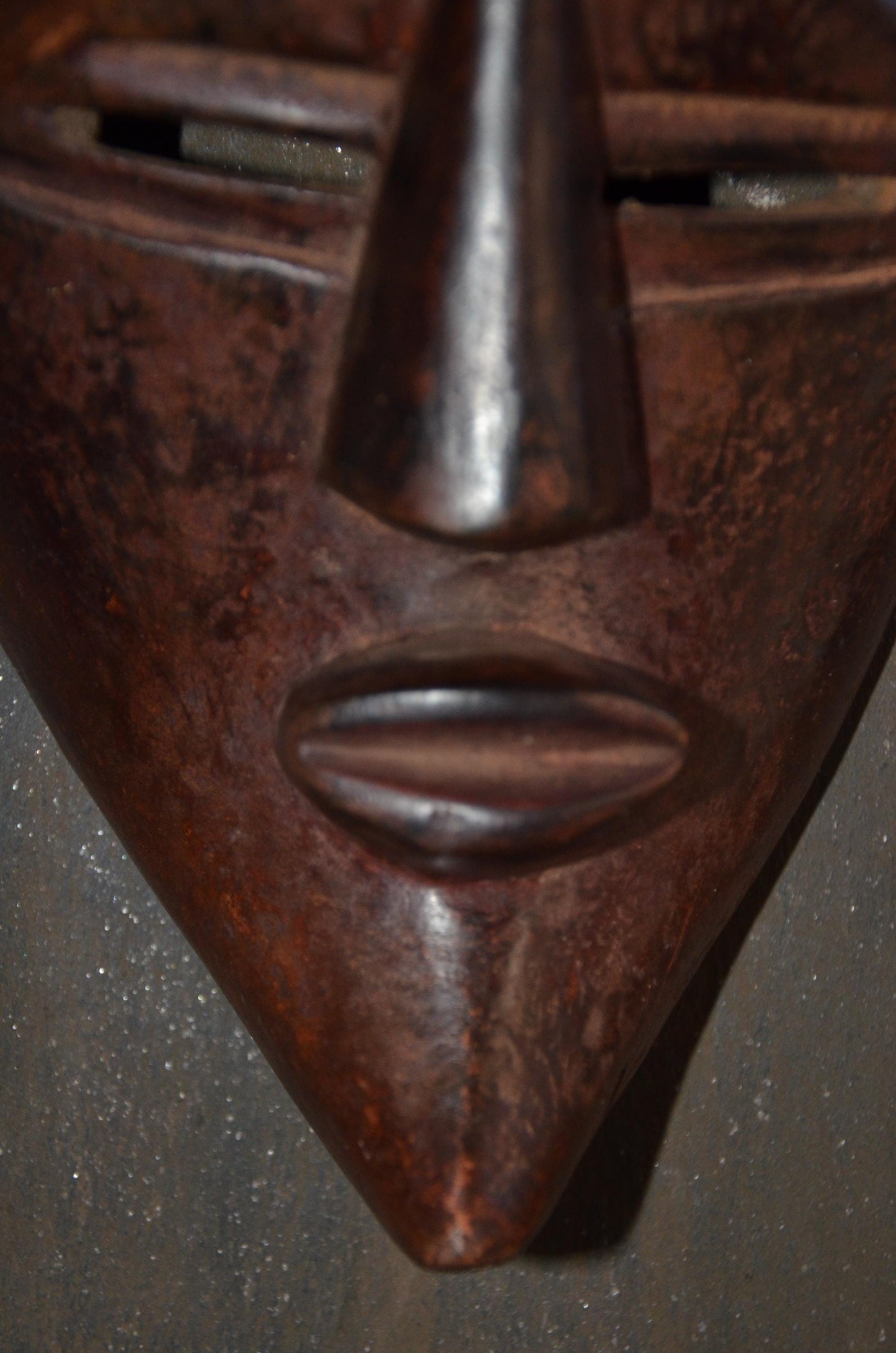 Authentic Lwalwa Mask | Congolese Cubist Style | Tribal Wood Art