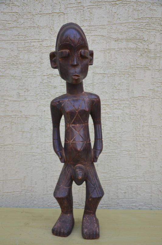 Authentic Luba Songye Statue | Congolese Tribal Art