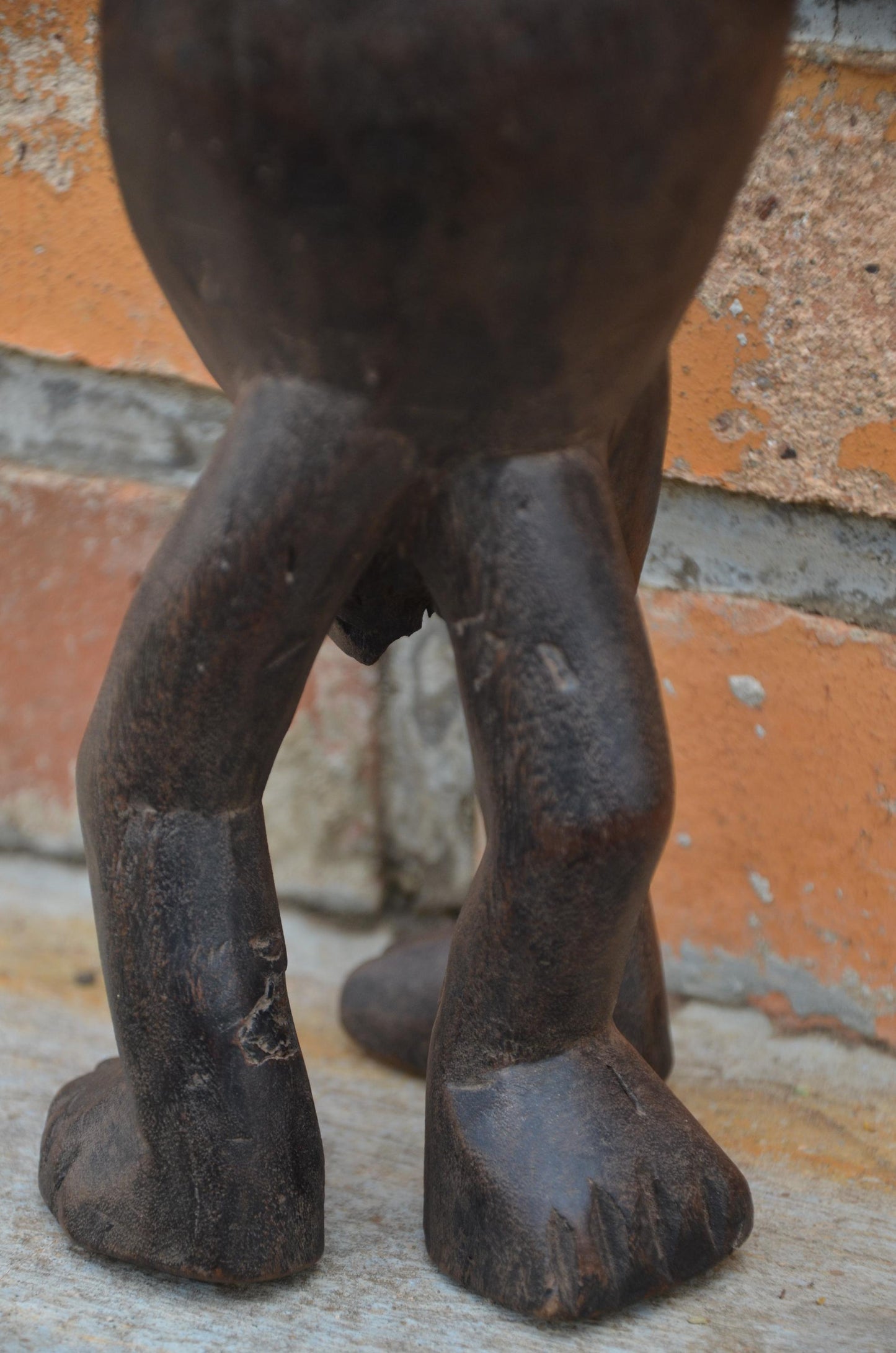 Authentic Lega Stacked Multi-Headed Figure | Rare Tribal Art