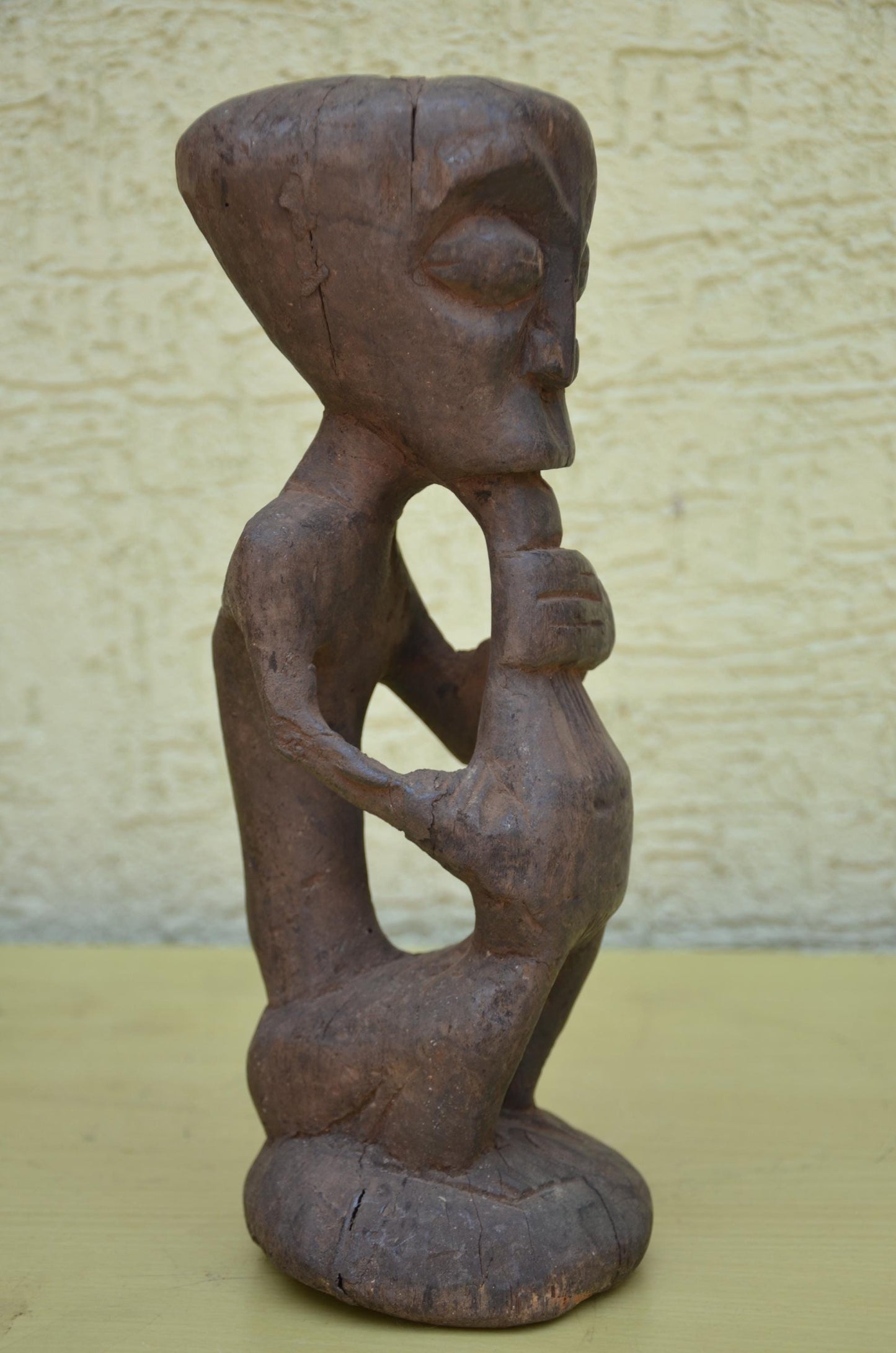 Authentic Songye Luba Male Power Figure | Congolese Art