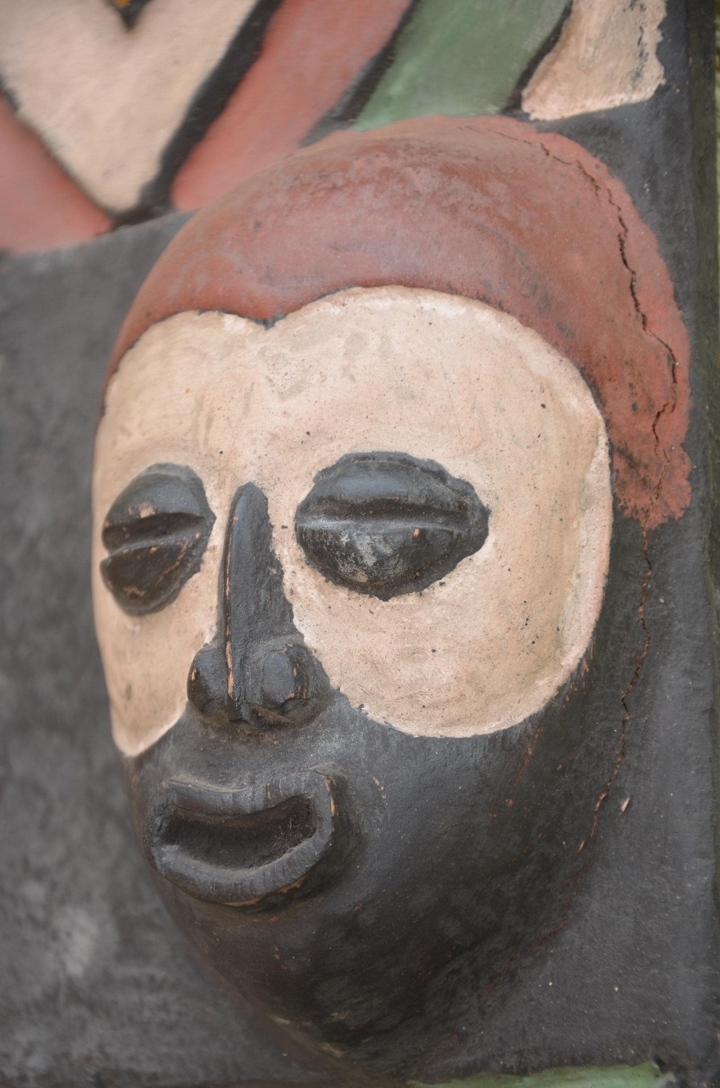 Contemporary Amasunzu Multi-Mask Wall Plaque