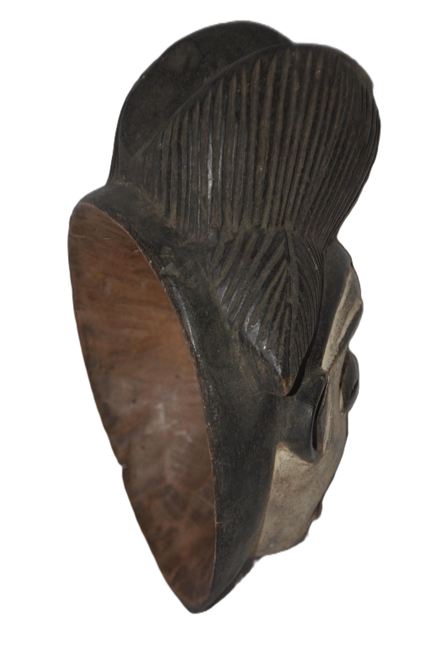 Authentic Bapunu Mask | Traditional Congolese Tribal Art | Hand-Carved Wood