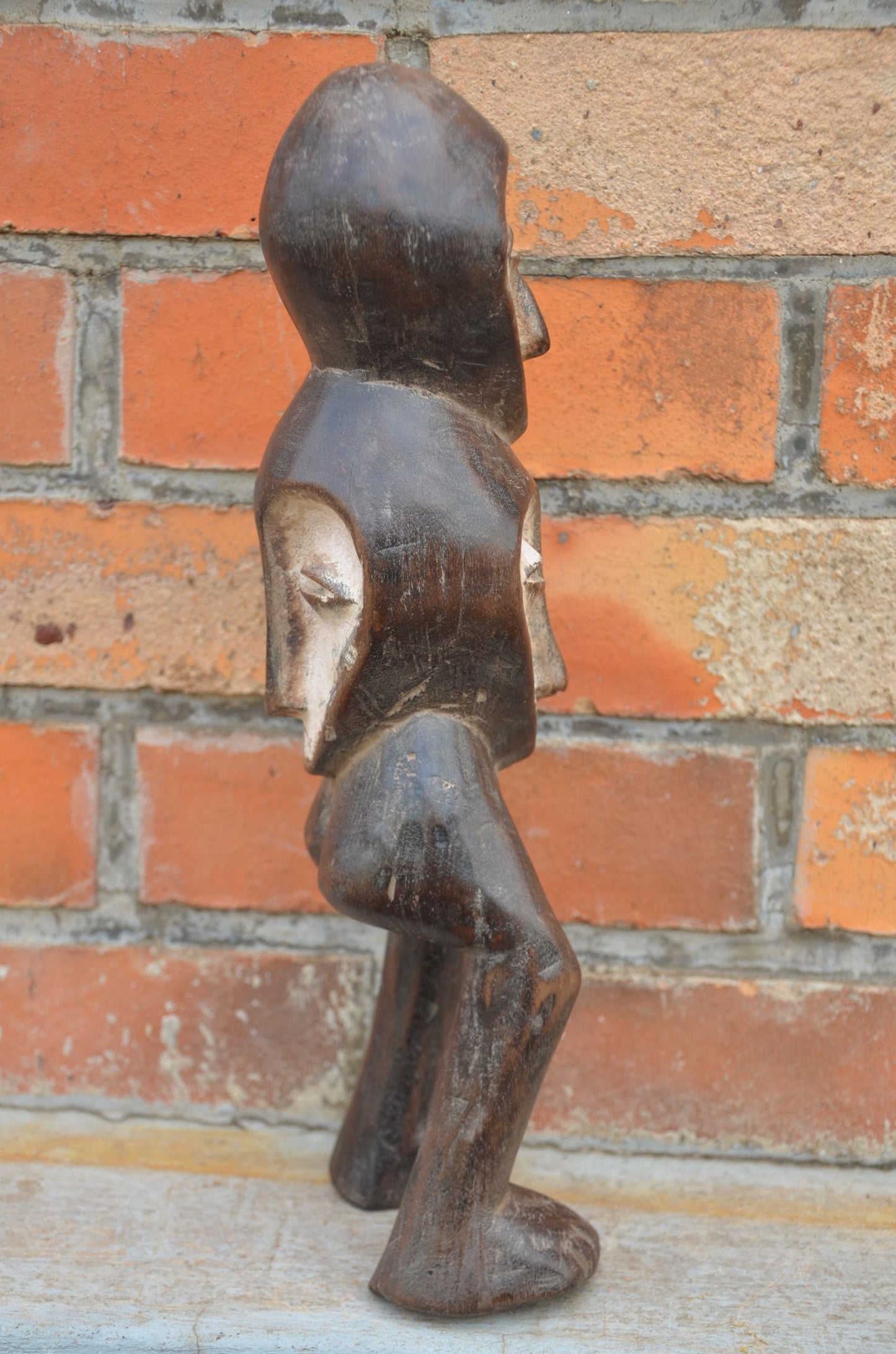 Authentic Lega Multi-Headed Figure | Rare Congolese Art