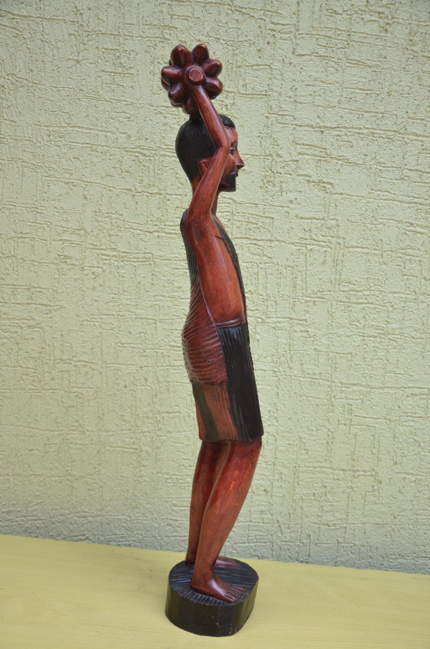 East African Wooden Male Harvester Sculpture | Tribal Art