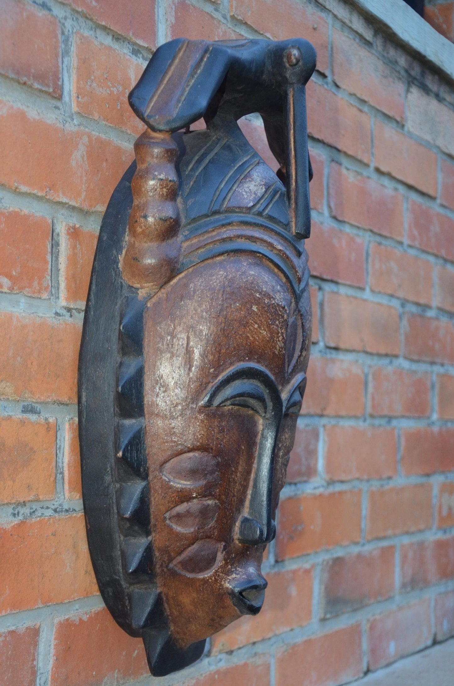 Authentic Guro Portrait Mask | Hand-Carved Ivorian Tribal Art