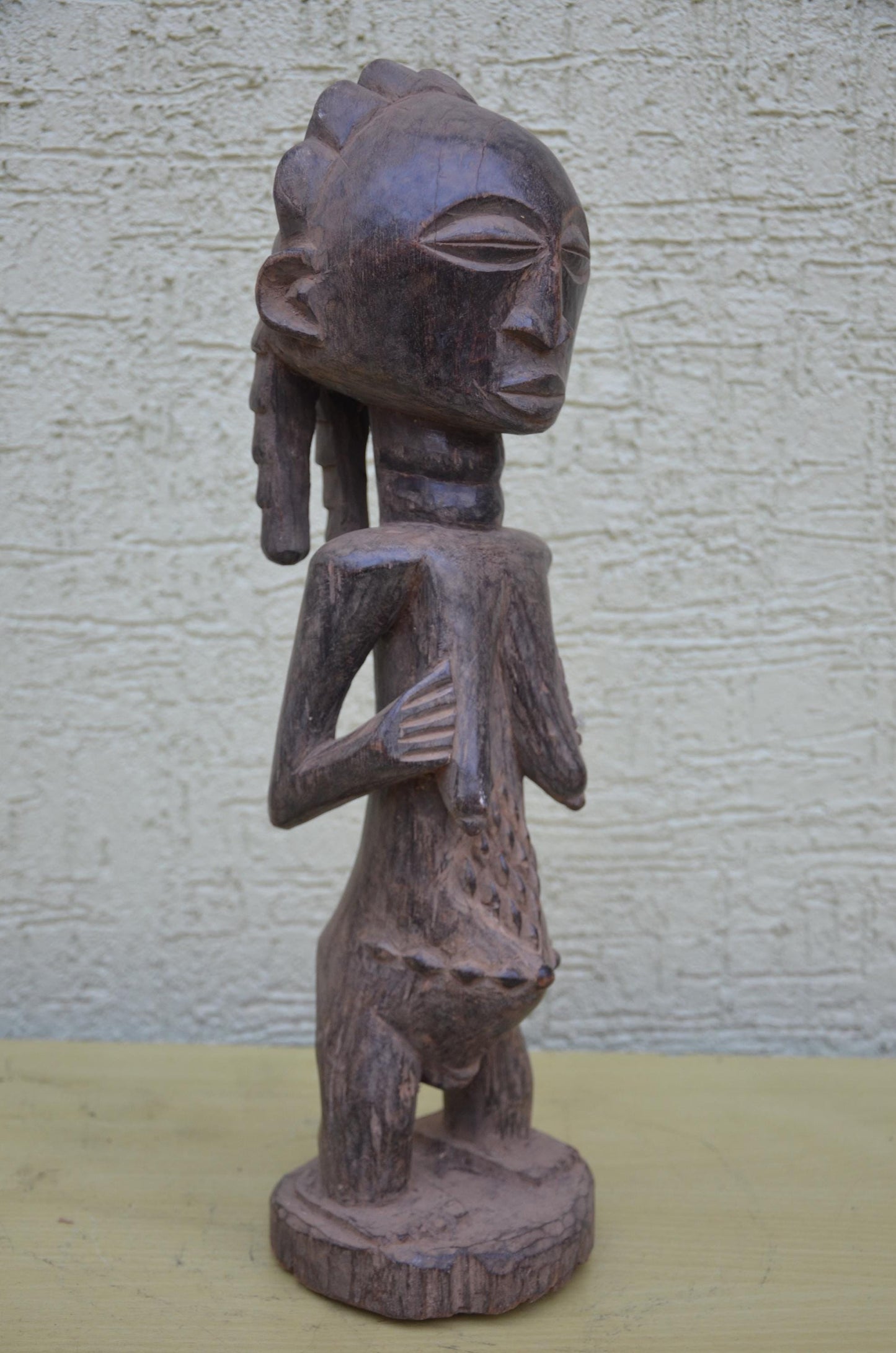 Luba Hemba Female Wooden Figure | DRC Ethnographic Art