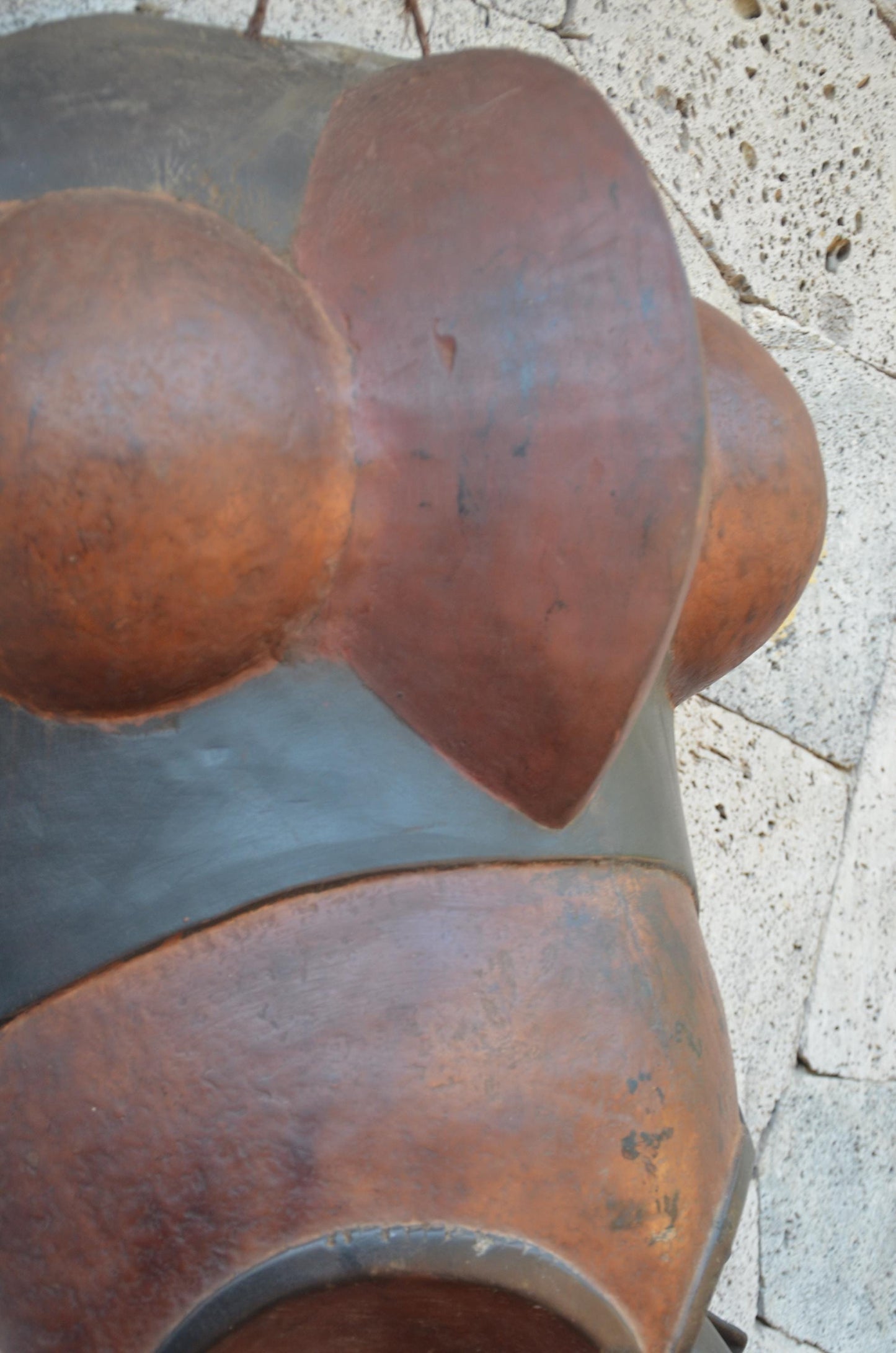 Authentic Guro-Style Mask | Large Ivorian Tribal Wall Art