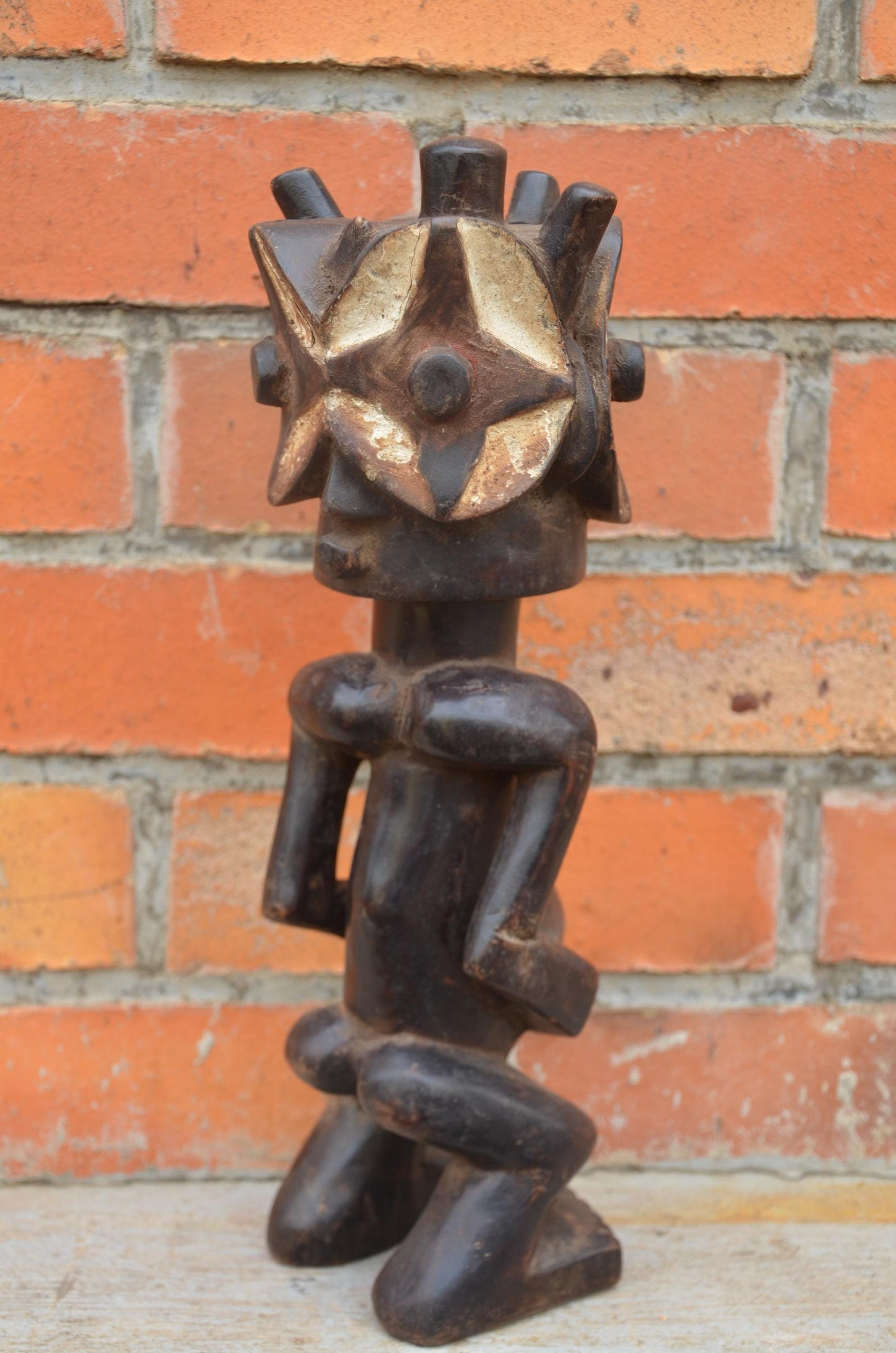 Authentic Buyu/Bembe Ancestral Figure | Janiform Guardian
