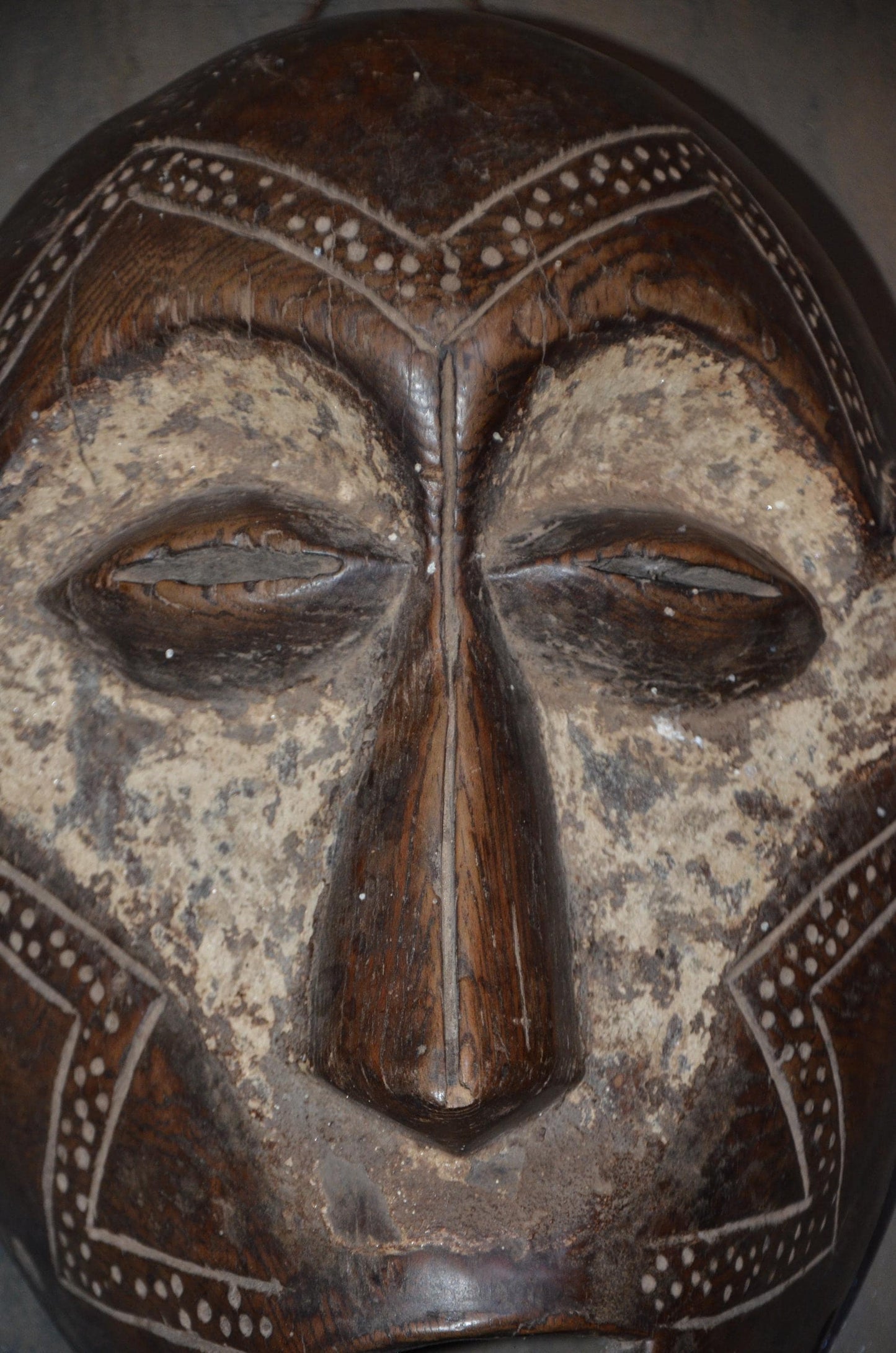 Authentic Bembe Mask | Congolese Tribal Art | Hand-Carved Wood