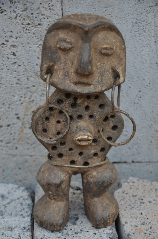 Authentic Lega Power Figure | Congolese Tribal Art | Bwami Society