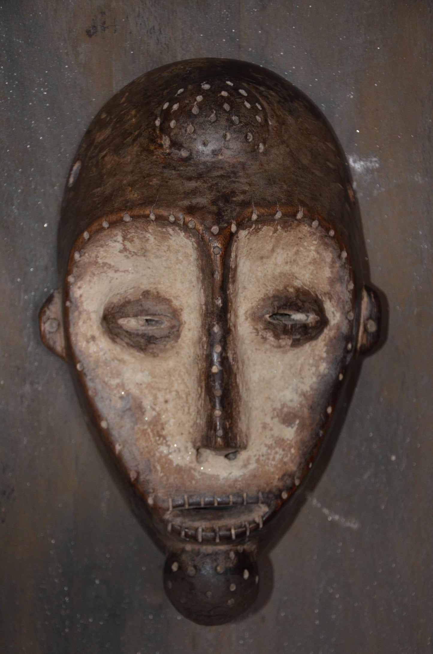 Authentic Bembe Initiation Mask | Congolese Tribal Wood Art