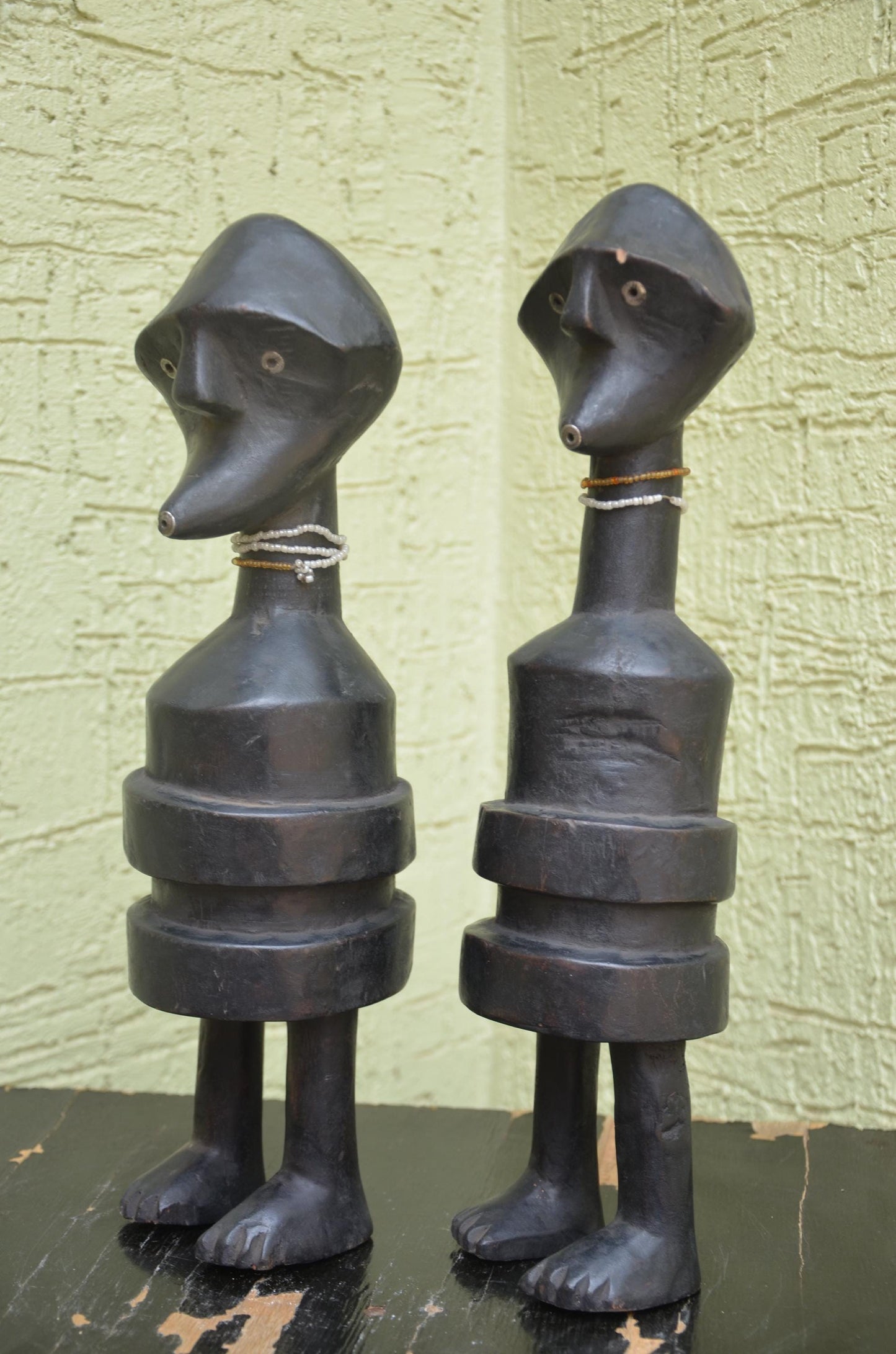 Authentic Zaramo-Style Stylized Ancestral Figures | Tanzanian Art