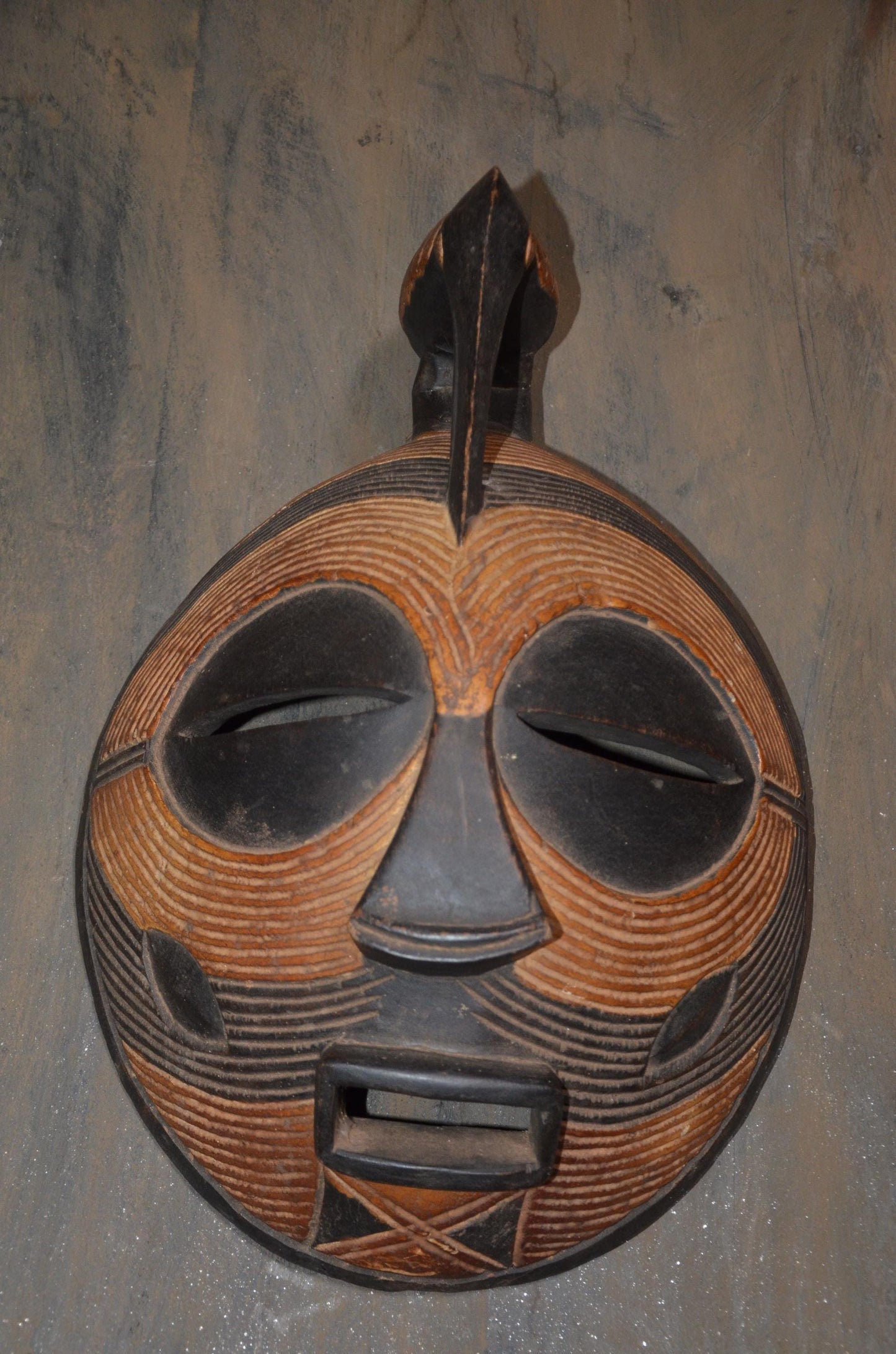 Authentic Luba "Kifwebe" Bird Mask | Congolese Tribal Art