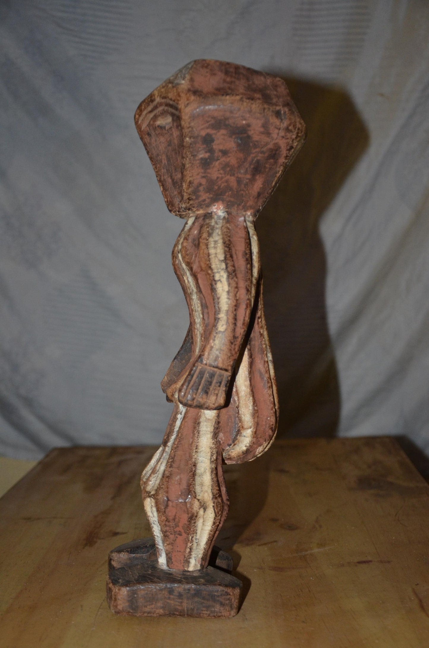Authentic Mbole Statue | Congolese Tribal Art | Hand-Carved Wood Sculpture