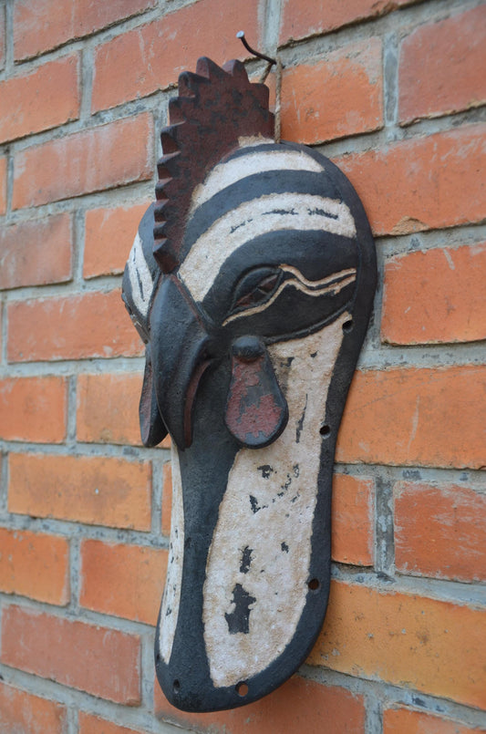 Authentic Zoomorphic Rooster/Cockerel Mask | Tribal Art