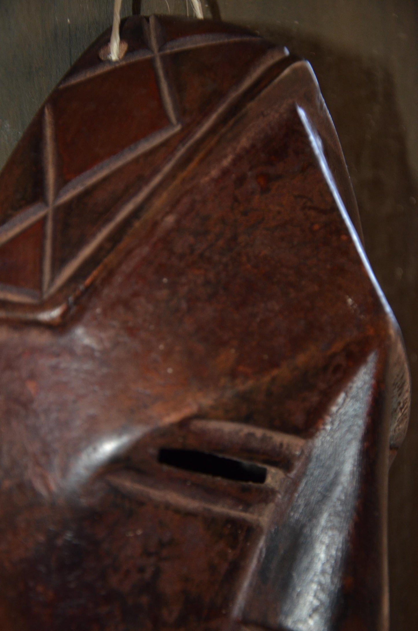 Authentic Lwalwa Mask | Congolese Cubist Style | Tribal Wood Art
