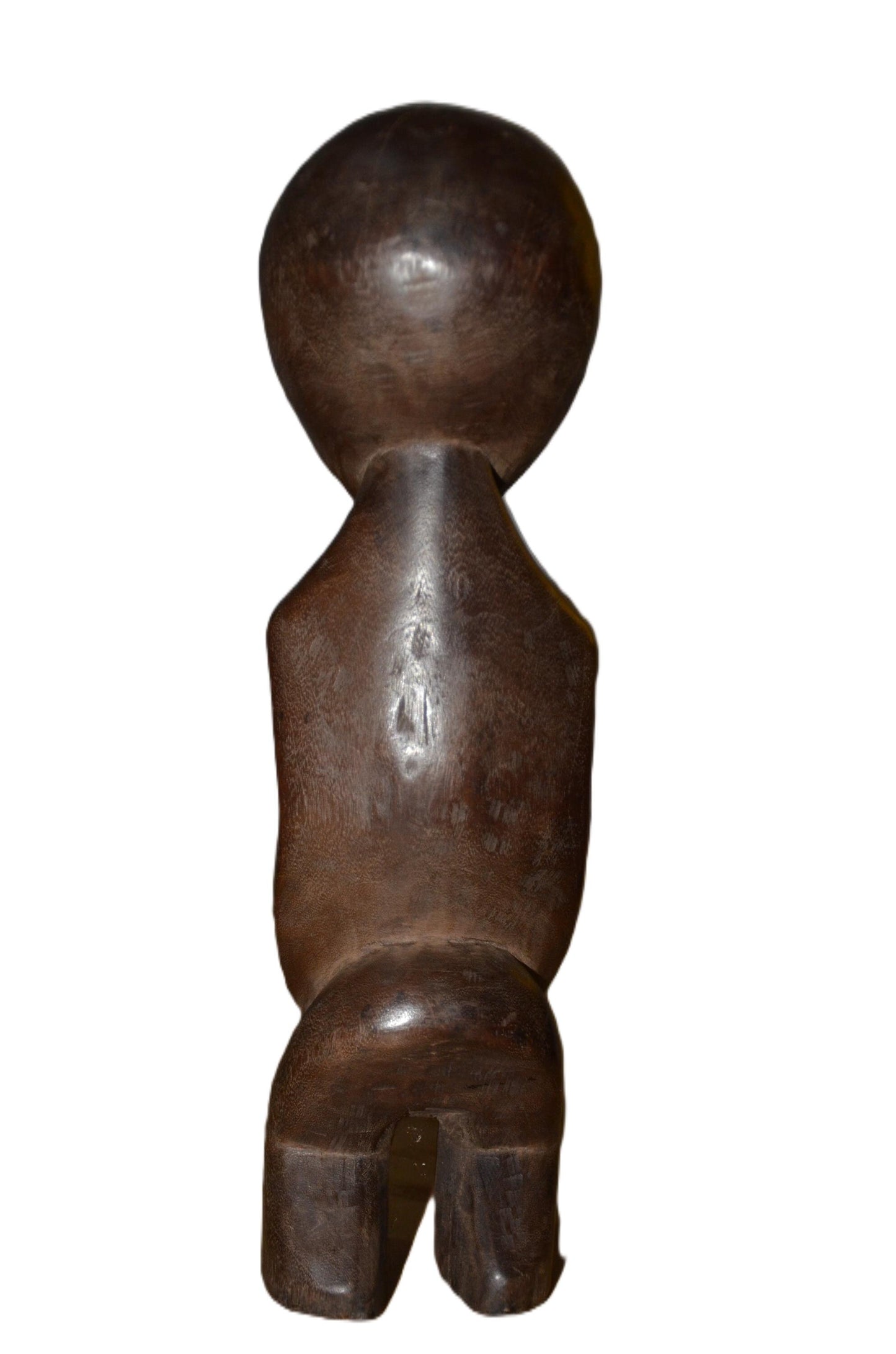 Authentic Lega Statue – Hand-Carved Wood Figure – Congo Bwami Society Art