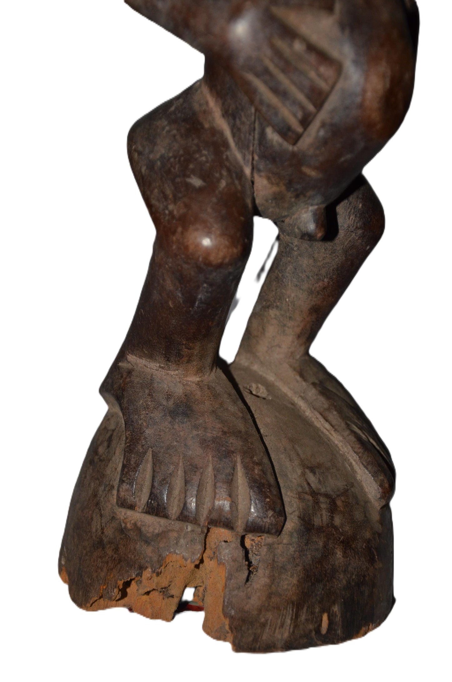 Authentic Lega Statue | Congolese Tribal Art | Hand-Carved Wood Sculpture
