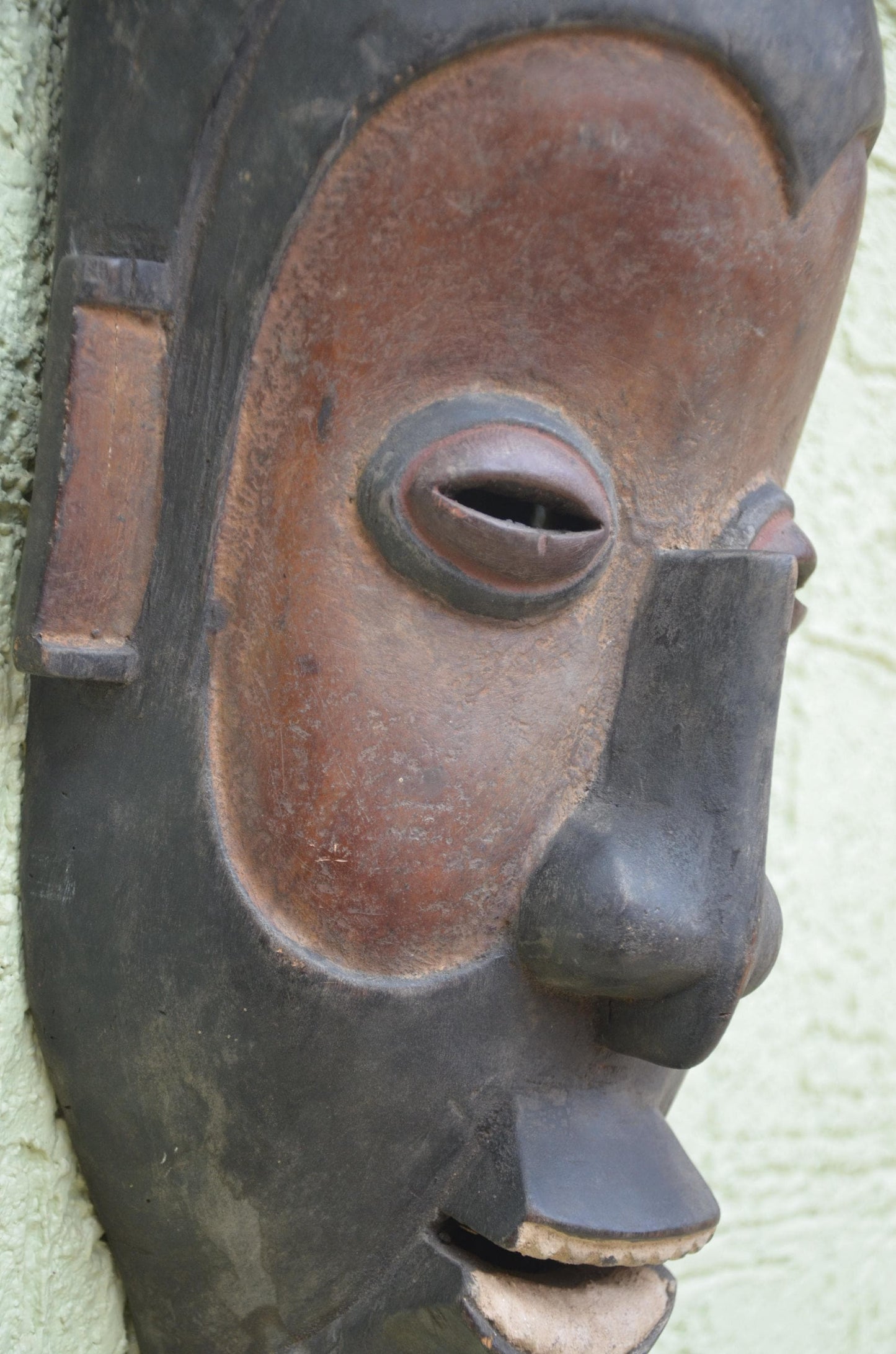 Senufo Kpeliye'e Mask | Hand-Carved African Tribal Wall Art, Ivory Coast Heritage