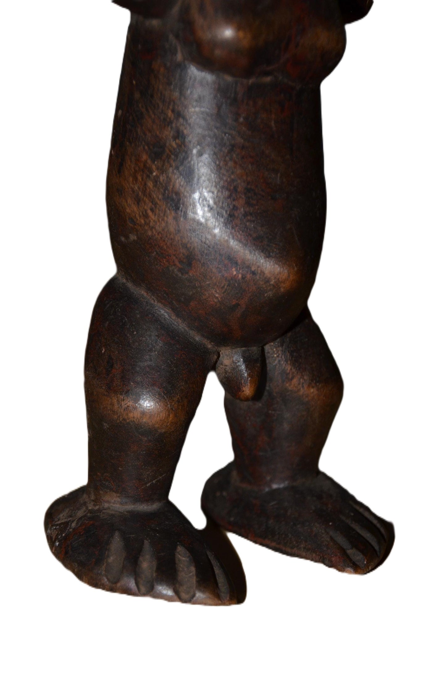 Authentic Congo Statue | Tribal Ancestral Figure | Hand-Carved Wood Art