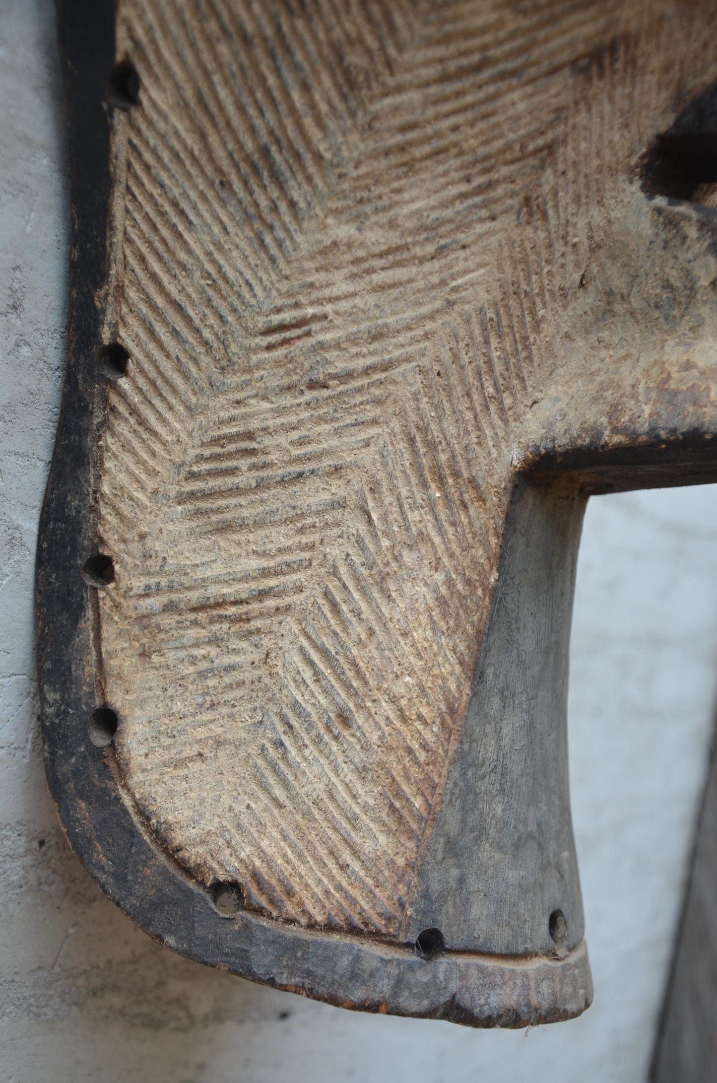 Authentic Male Songye Kifwebe Mask | Congo Tribal Art | Crested