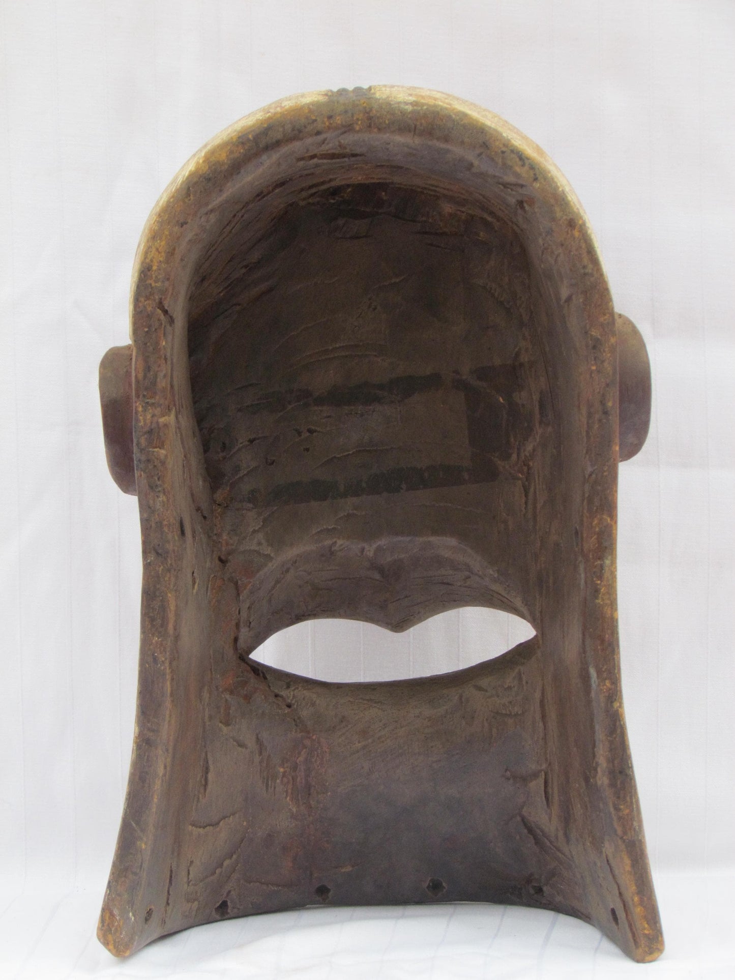 Bakongo Vintage Mask | Hand-Carved Wood Wall Hanging | Congo Traditional Tribal Art