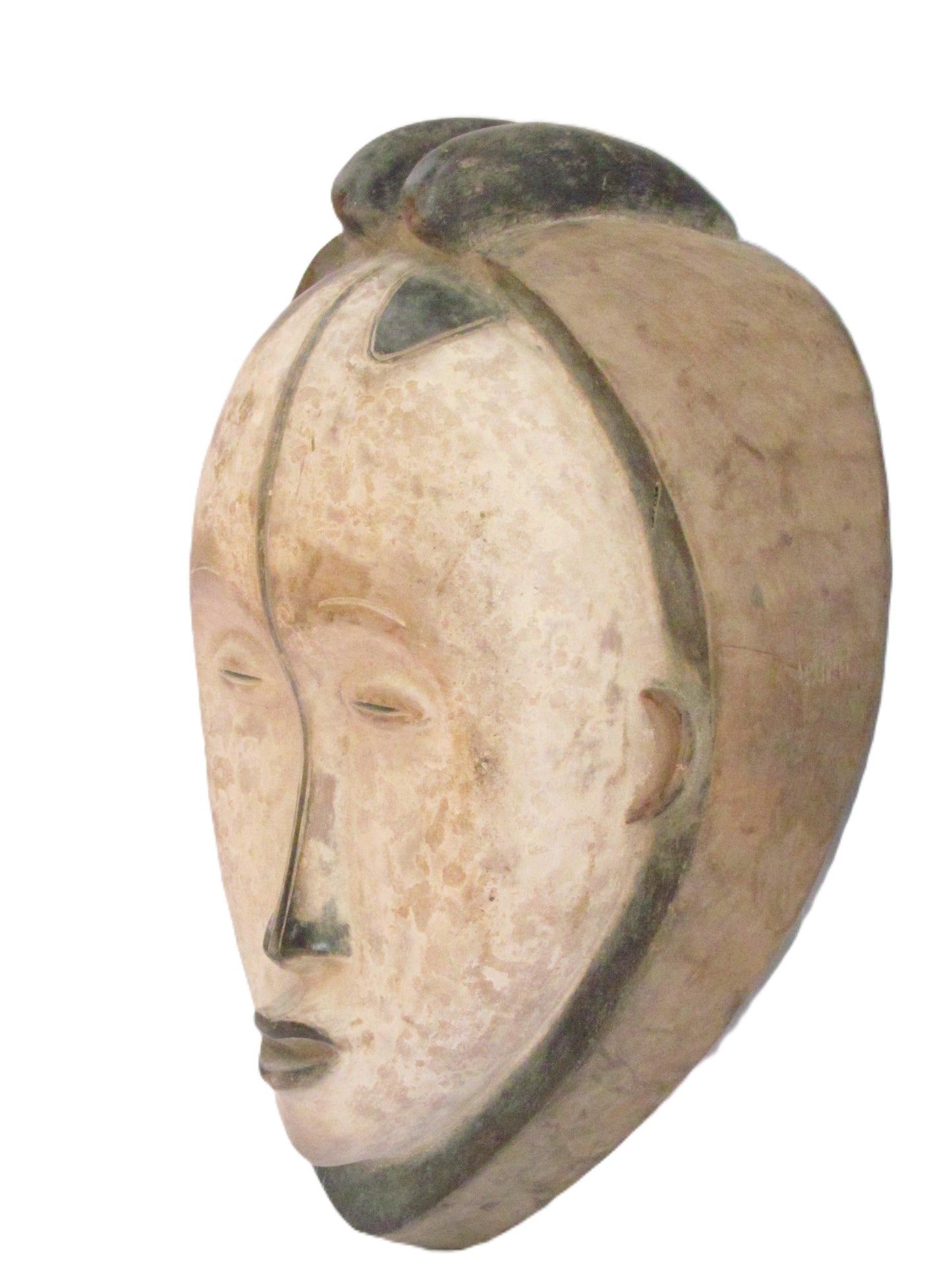Madrine Luba Figure | Authentic Congolese Art | Hand-Carved Traditional Female Statue