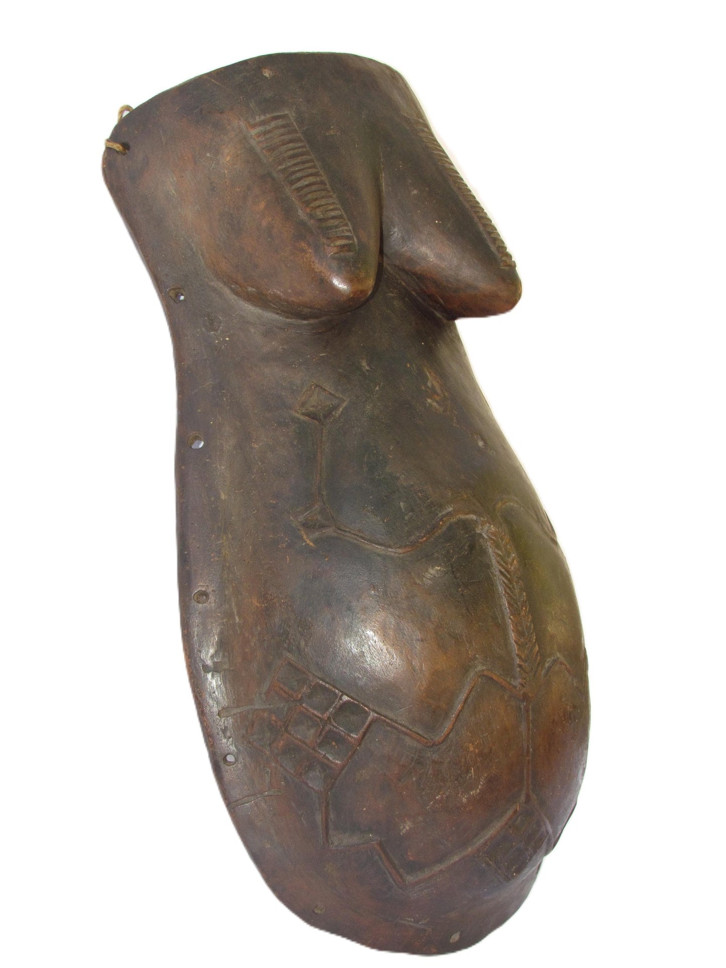 Makonde Maternity Mask | Authentic Tanzanian Ritual Art | Hand-Carved African Fertility Art