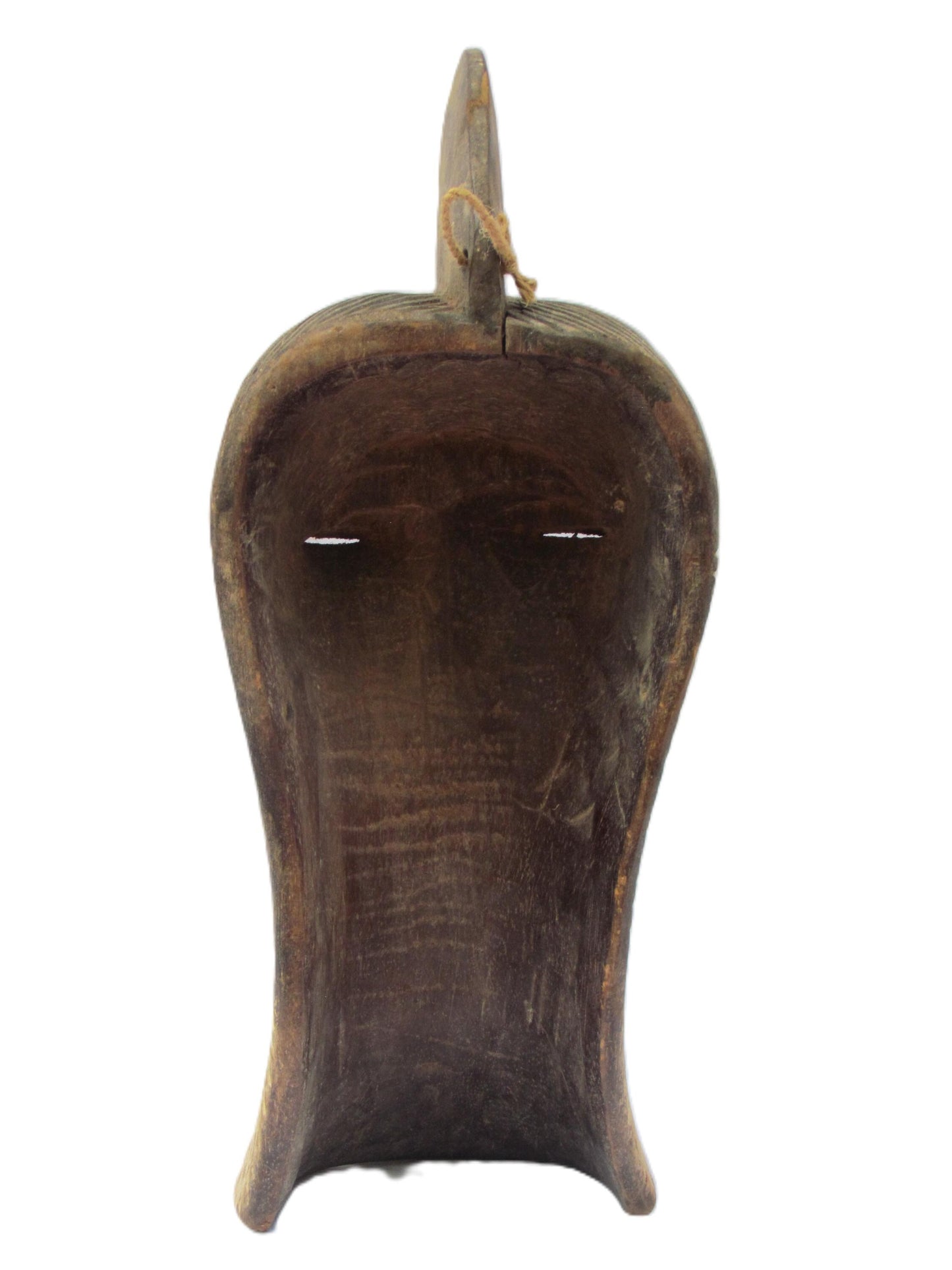 Songye Kifwebe Mask | Deep Carved Wood Wall Decor | Congo Ritual Protection Art