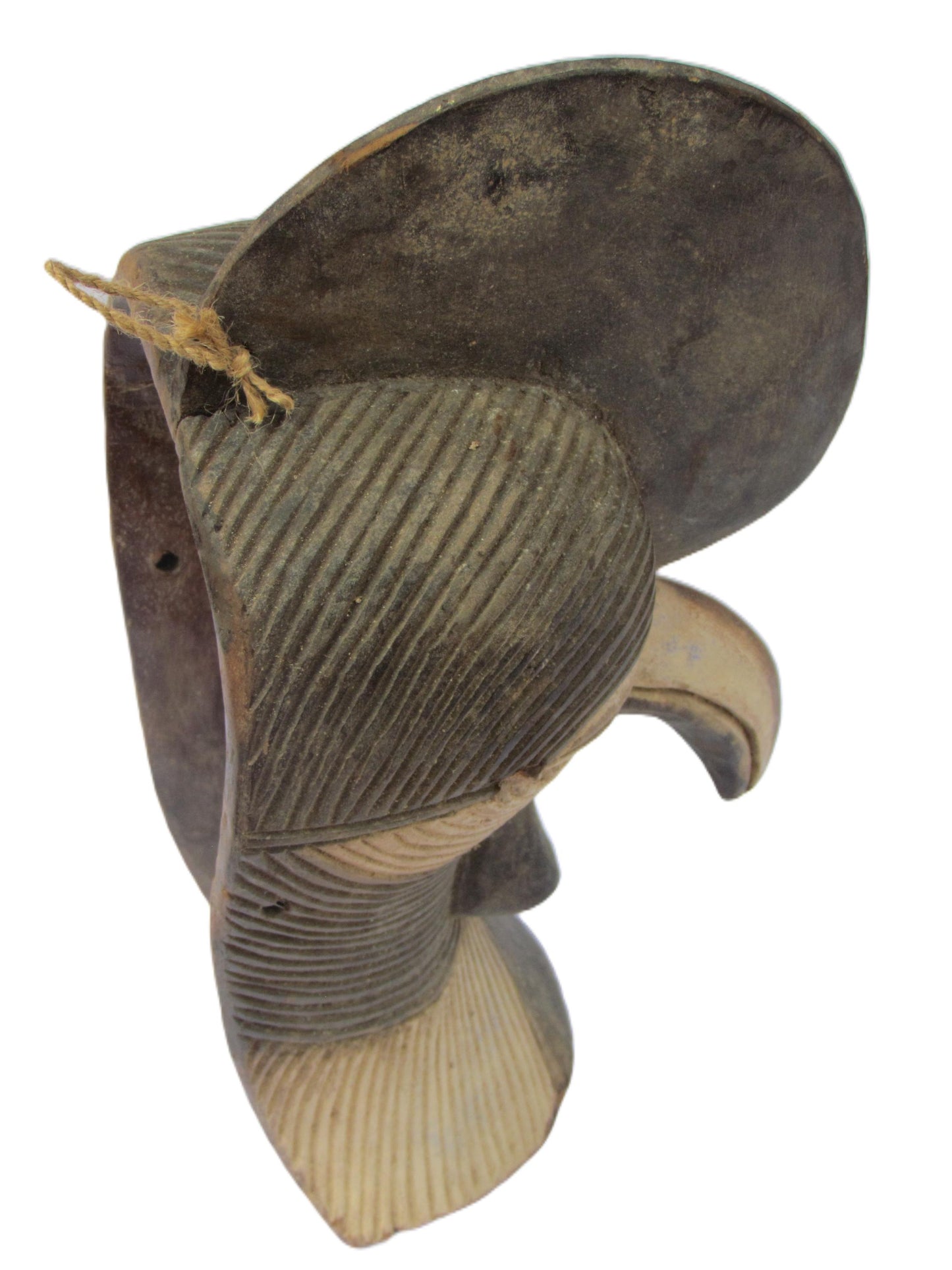 Songye Kifwebe Mask | Deep Carved Wood Wall Decor | Congo Ritual Protection Art