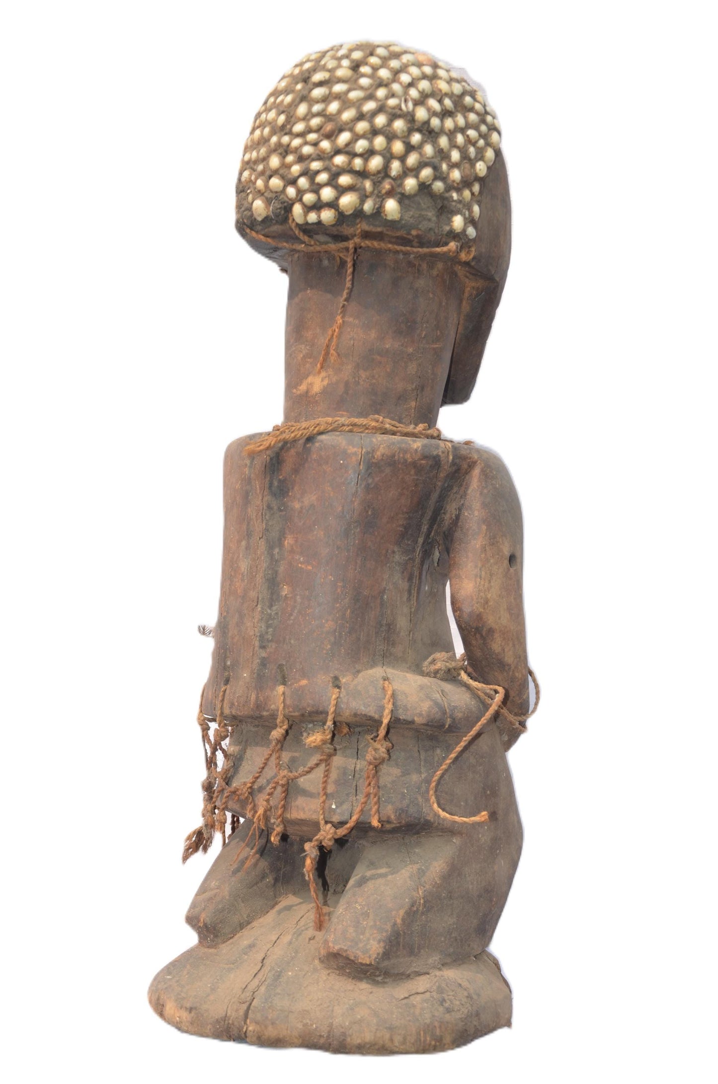 Fetish Bakongo Statue – African Tribal Wood Sculpture – Hand-Carved Congo Art