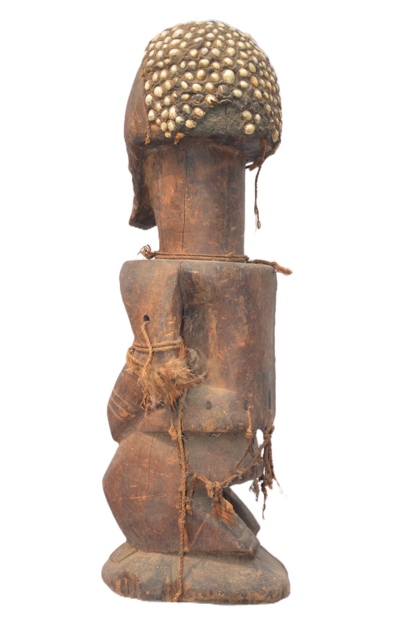 Fetish Bakongo Statue – African Tribal Wood Sculpture – Hand-Carved Congo Art
