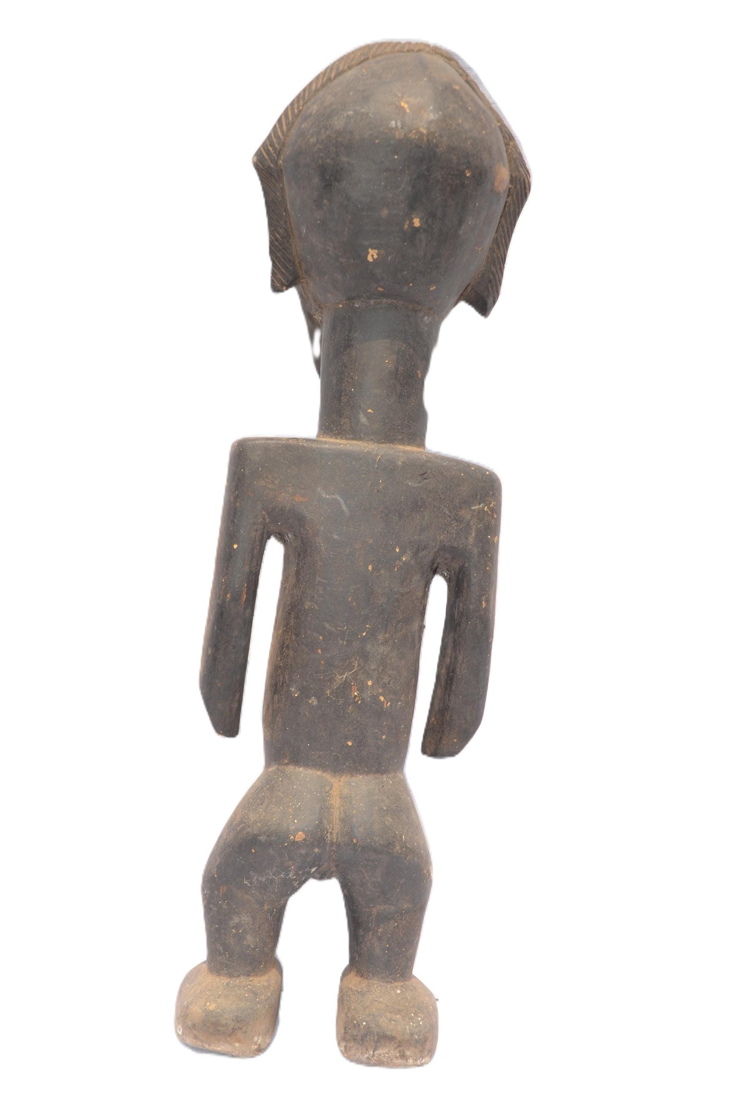 Hemba Female Statue – African Tribal Wood Sculpture – Hand-Carved Congo Art
