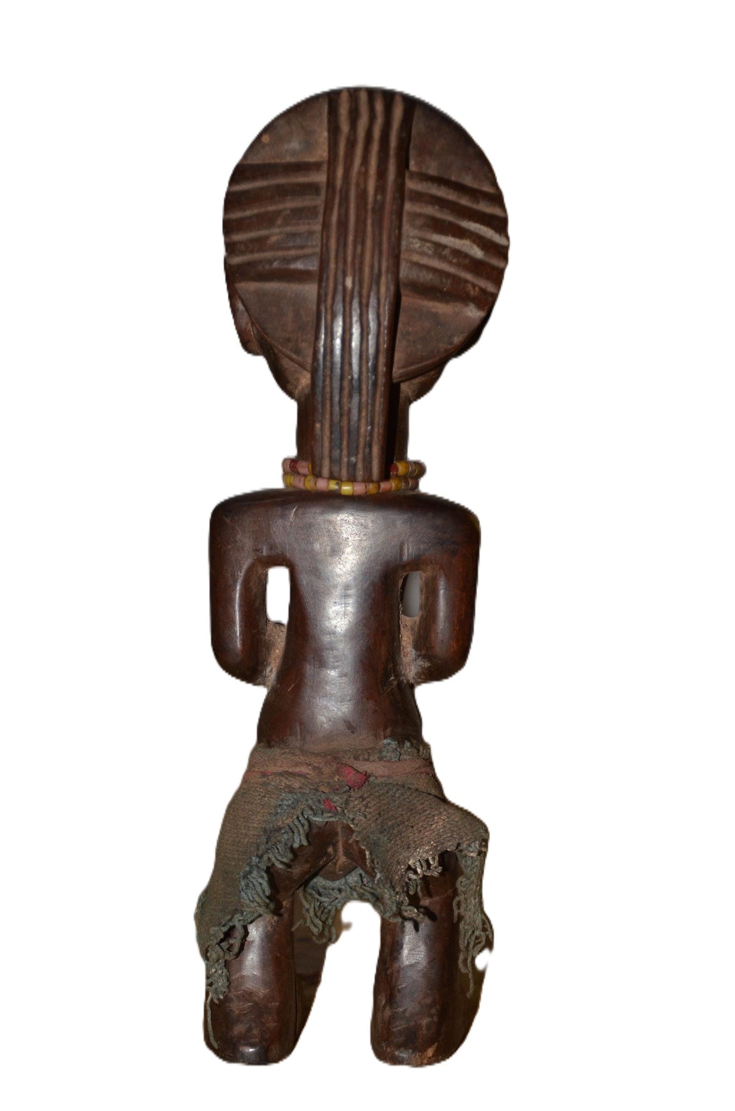Authentic Yoruba Maternal Figure – African Fertility Statue – Nigerian Wood Art