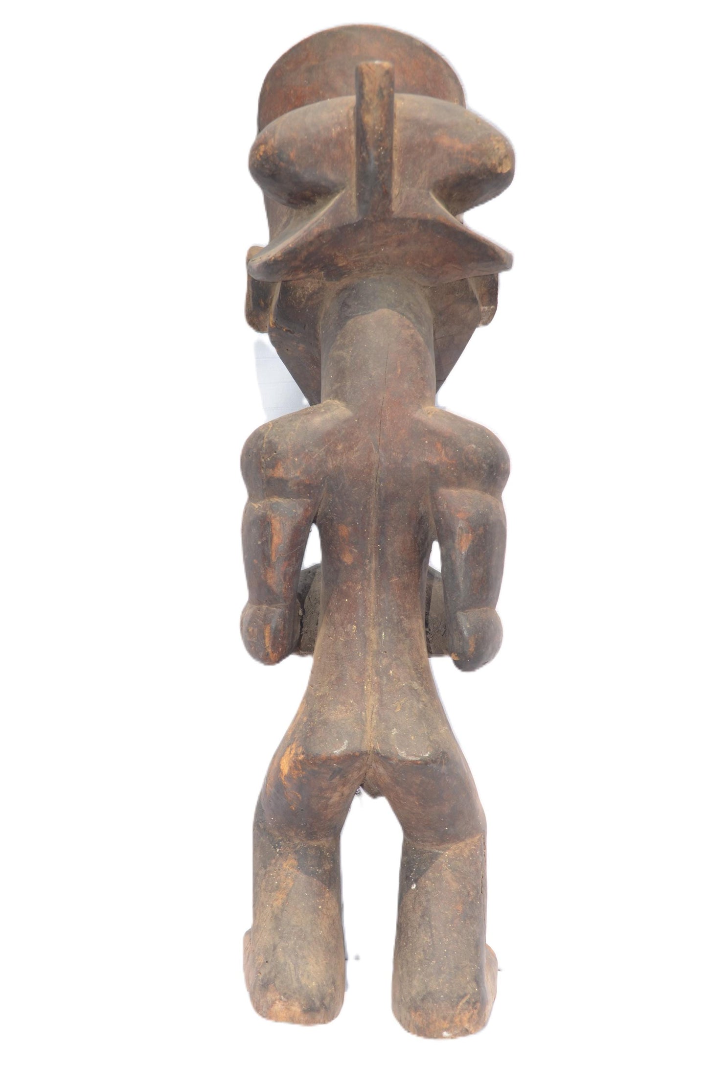 Authentic Chokwe Ndekese Male Statue – African Tribal Art – Hand-Carved Congo Art