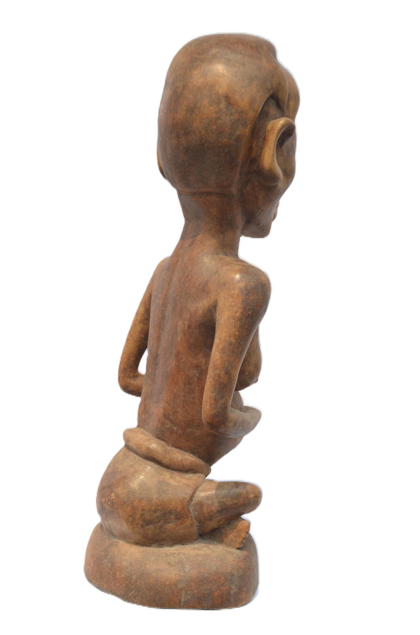 Authentic Hemba Statue – African Tribal Art – Hand-Carved Congo Ancestor Art
