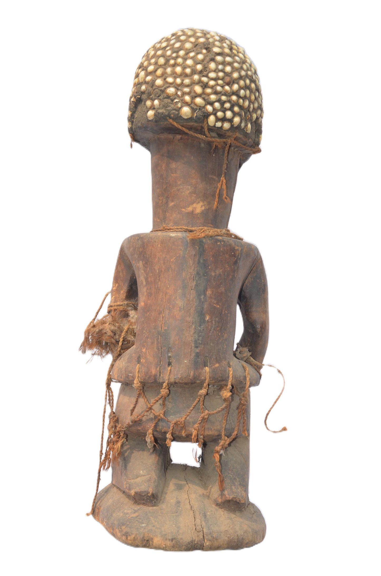 Fetish Bakongo Statue – African Tribal Wood Sculpture – Hand-Carved Congo Art