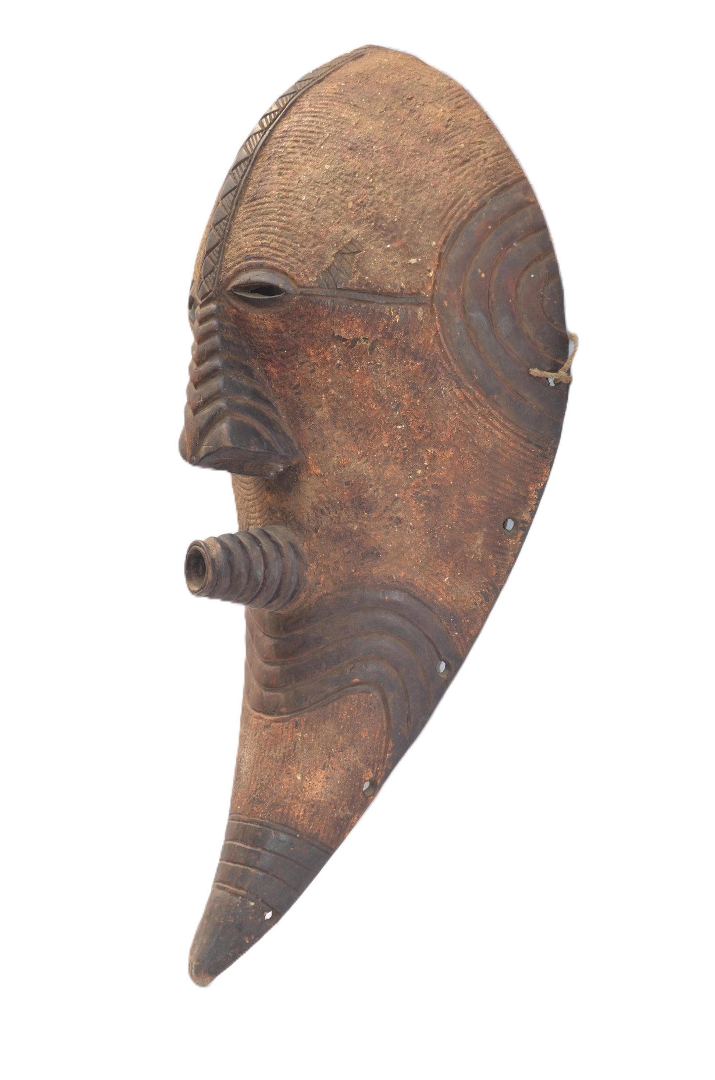 Songye Mask, African Tribal Wall Decor, Handmade Congo Art