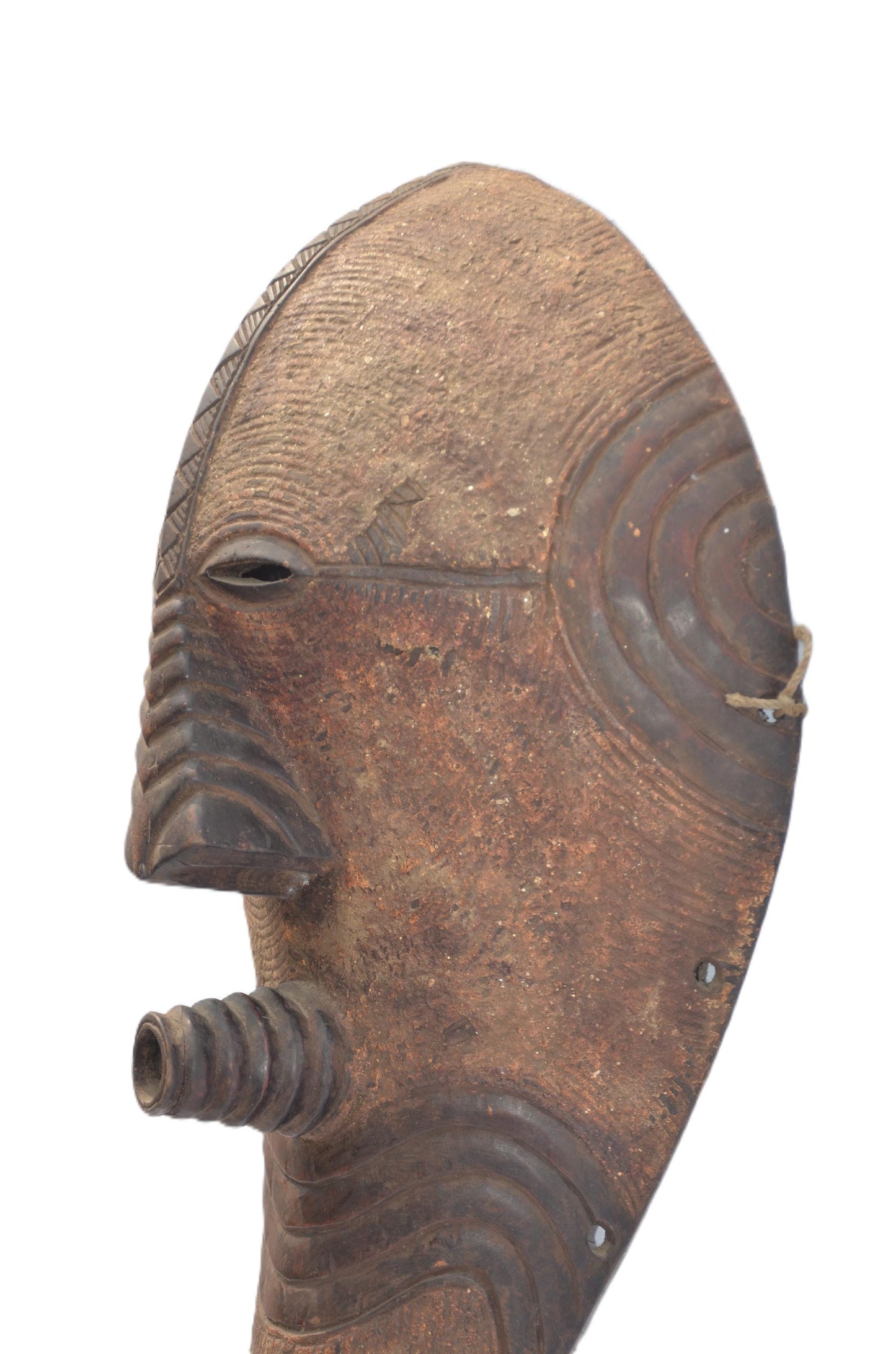 Songye Mask, African Tribal Wall Decor, Handmade Congo Art
