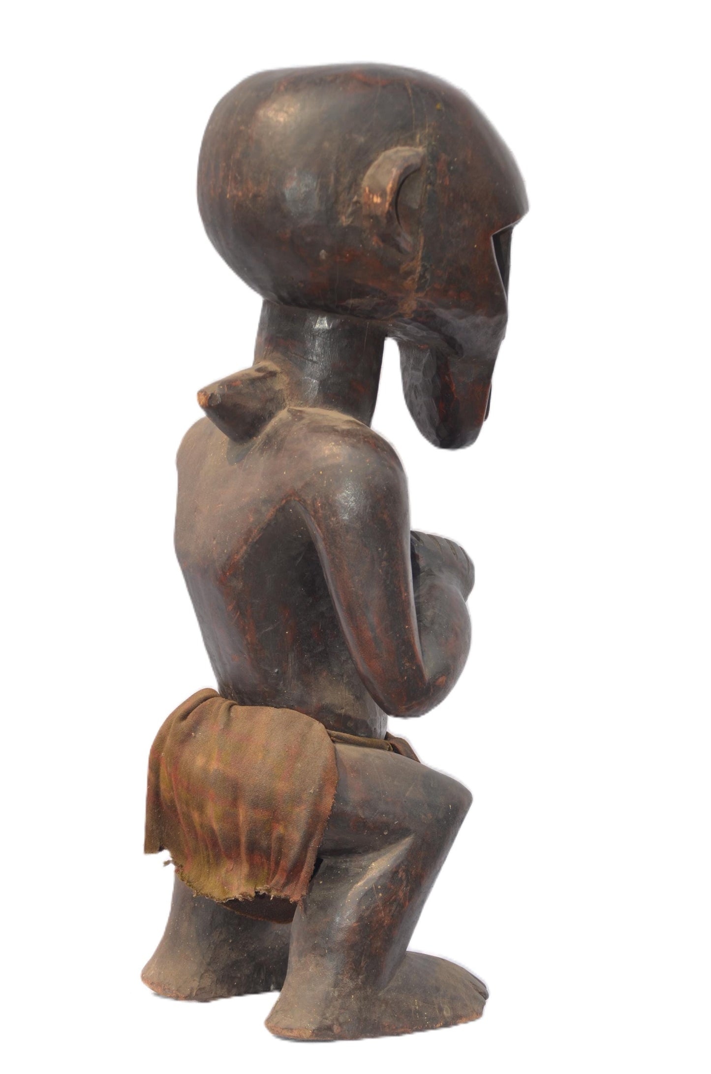 Congo Wooden Statue, African Tribal Sculpture, Handmade Ethnic Art
