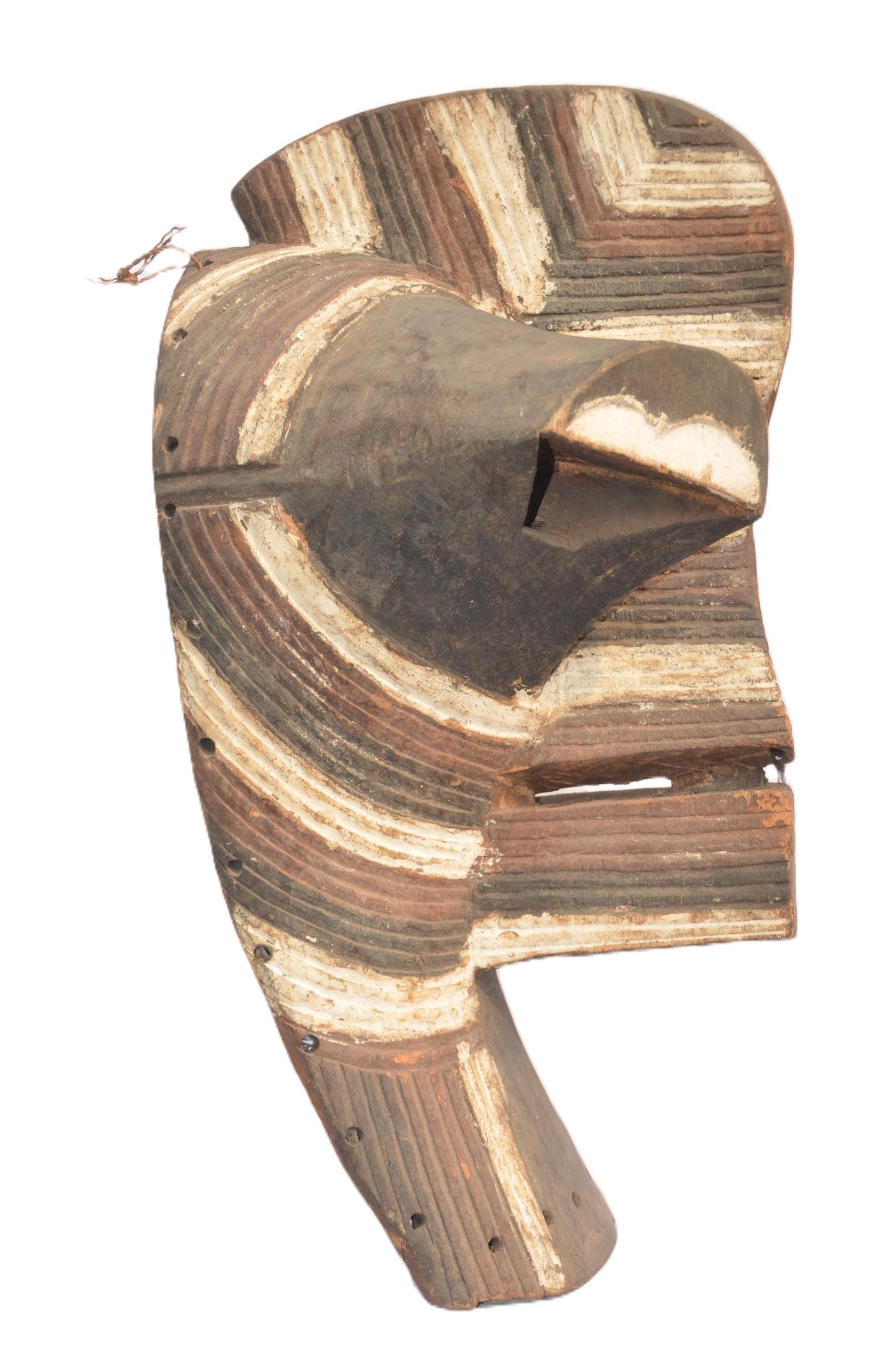 African Songye Mask, Tribal Wall Decor, Handmade Congo Wall Art