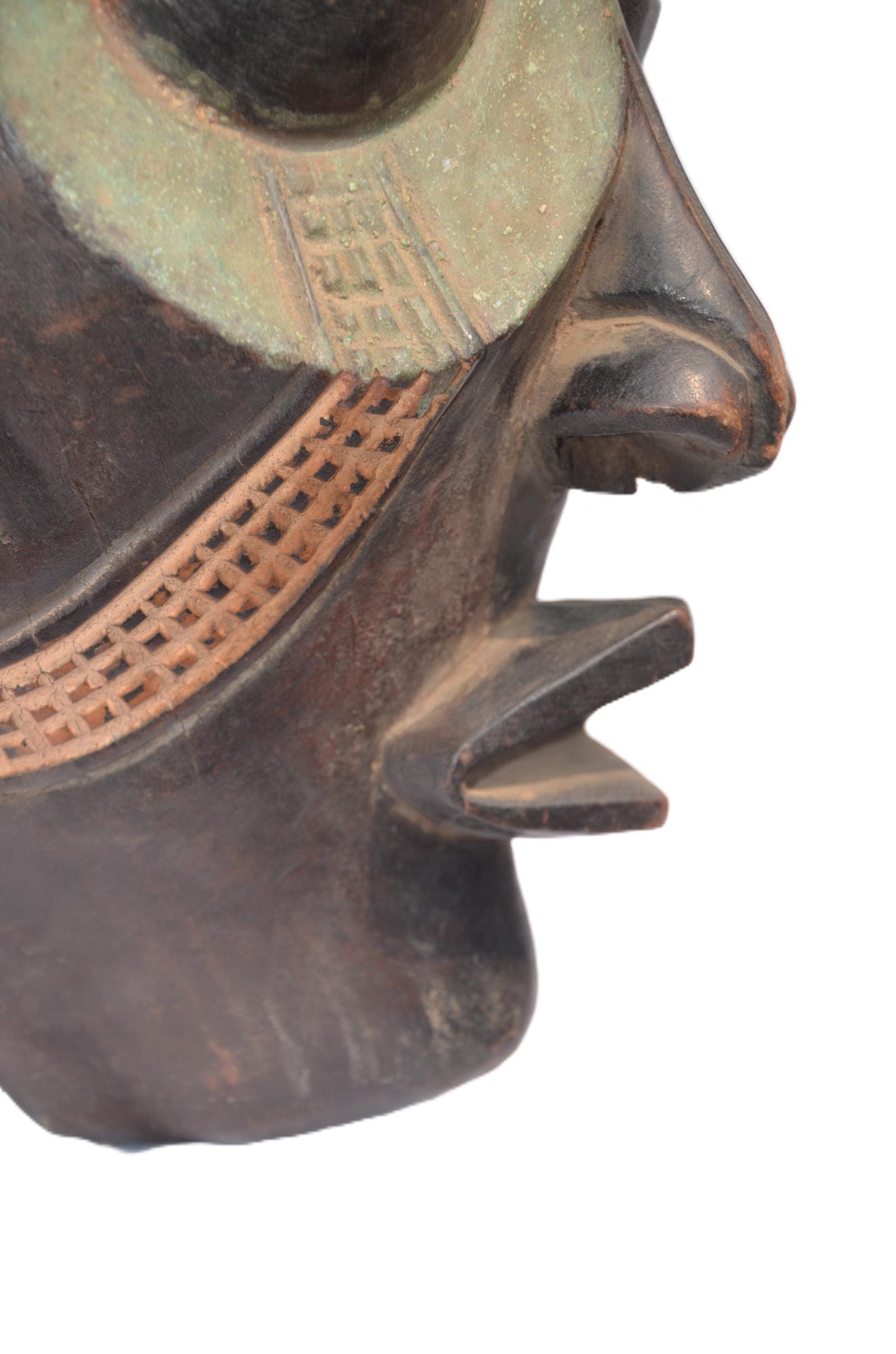 Chokwe Mask, African Tribal Wall Decor, Handmade Congo Art