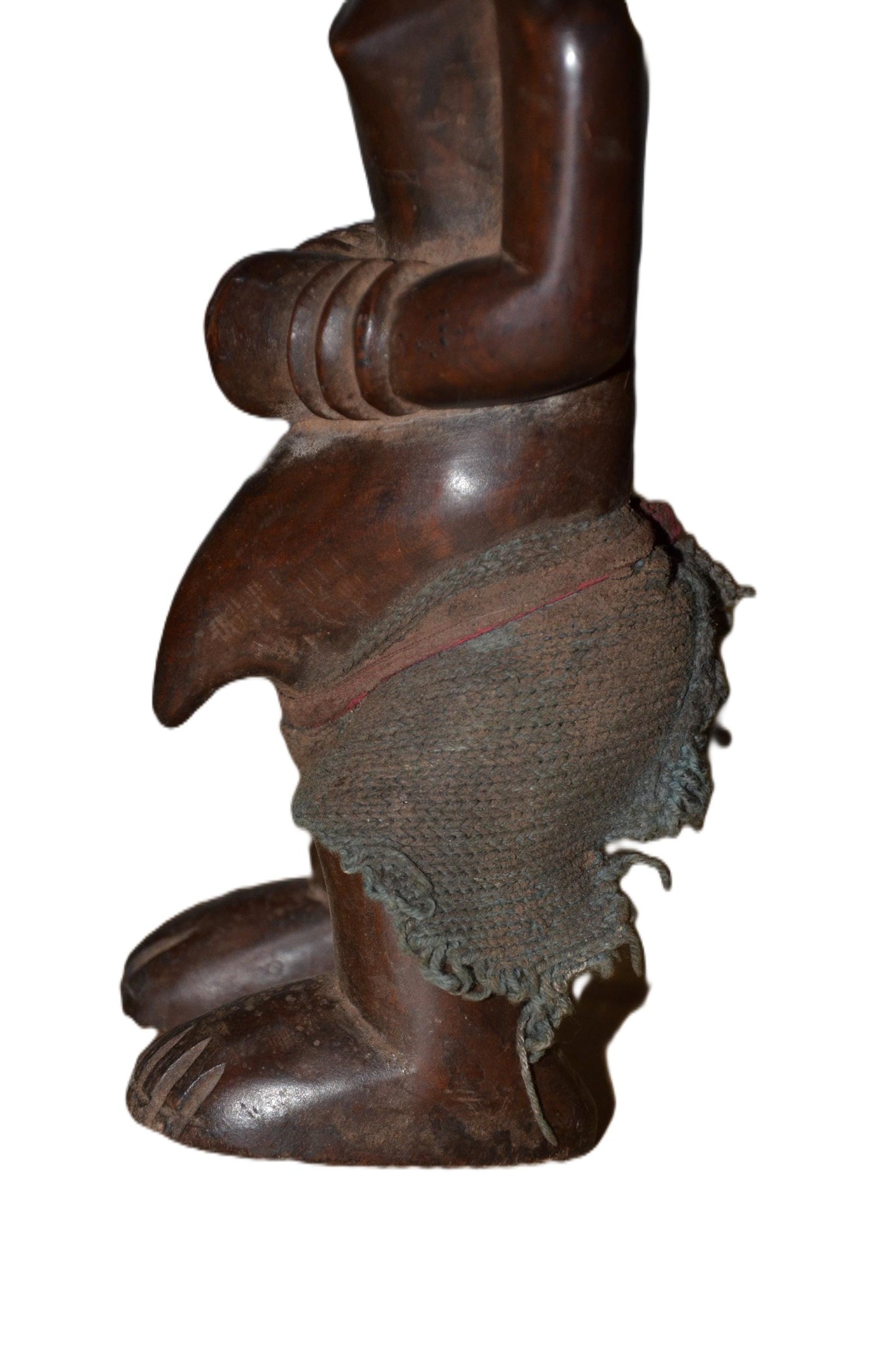 Authentic Yoruba Maternal Figure – African Fertility Statue – Nigerian Wood Art