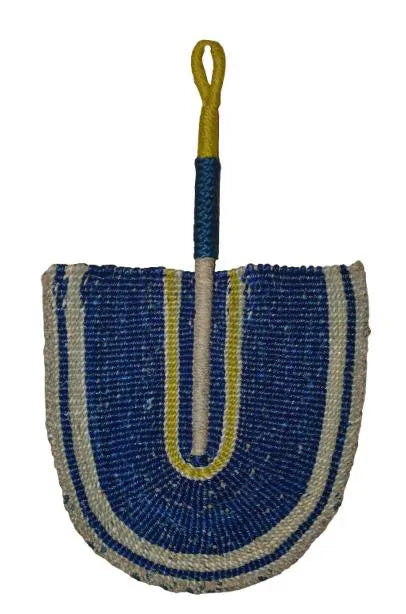 Woven Sisal Hand Fan Wall Hanging – African Decorative Fan (Set of 3)