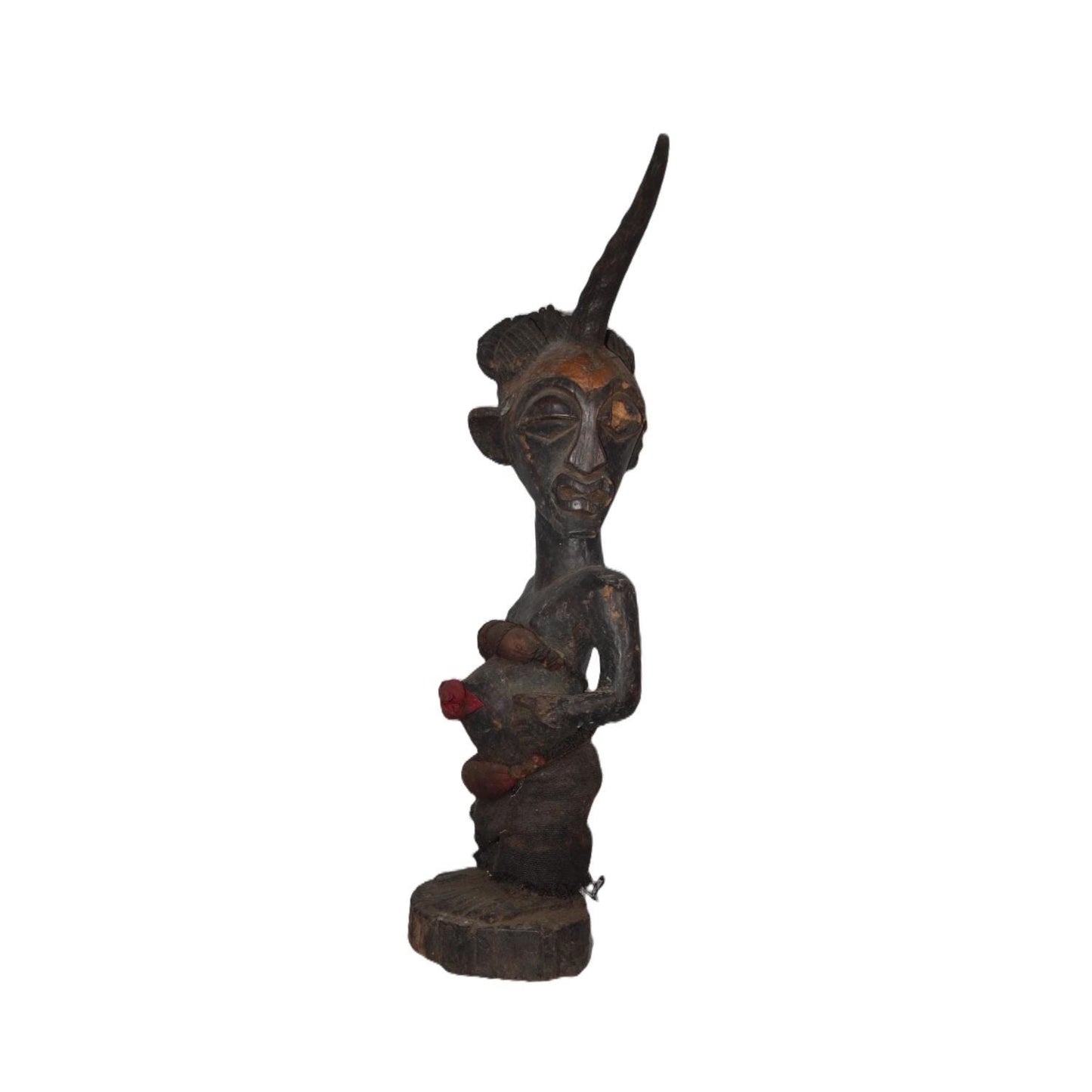 Chibinda Songye Statue – Hand-Carved African Wood Sculpture – Congo Tribal Art