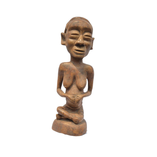 Authentic Hemba Statue – African Tribal Art – Hand-Carved Congo Ancestor Art